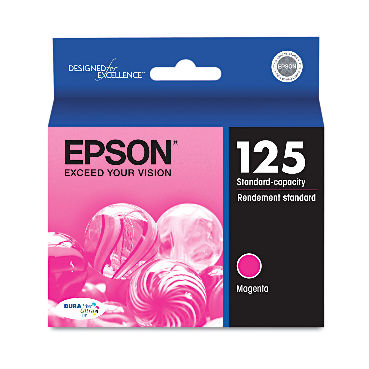  Epson T125320-S T125320S (125) DURABrite Ultra Ink, Magenta (EPST125320S) 