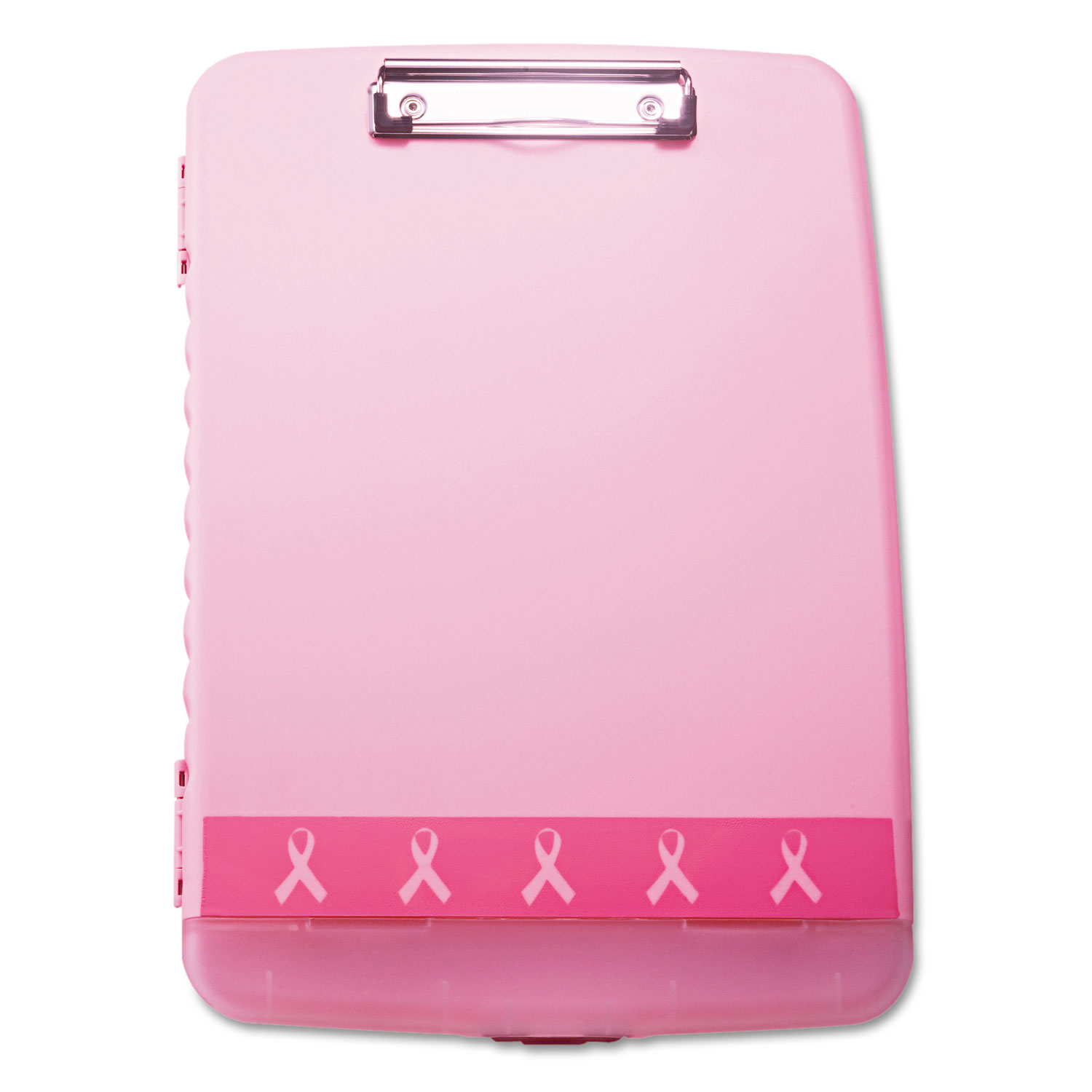 Breast Cancer Awareness Clipboard Box, 3/4 Capacity, 8 1/2 x 11, Pink