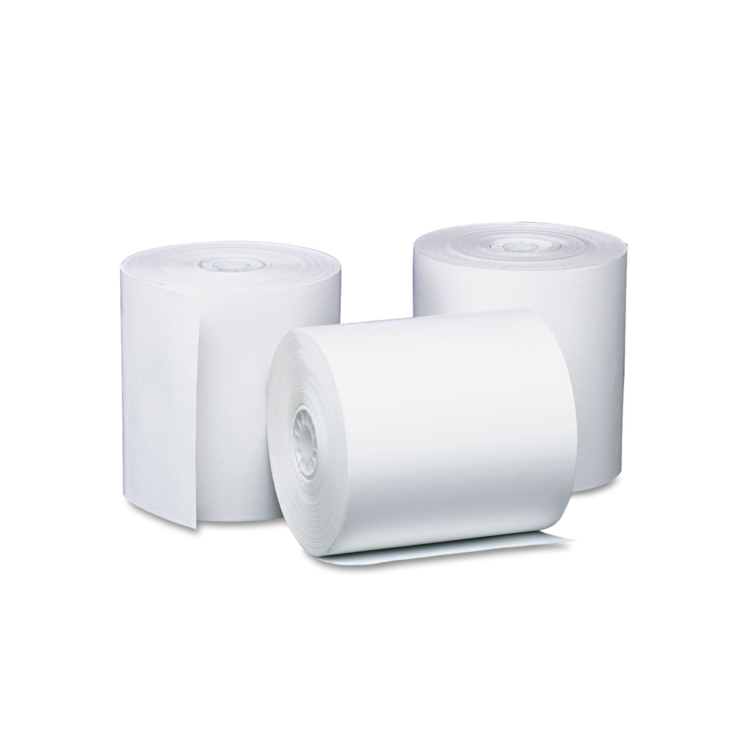  Iconex 05210 Direct Thermal Printing Thermal Paper Rolls, 3.13 x 119 ft, White, 50/Carton (ICX90783044) 