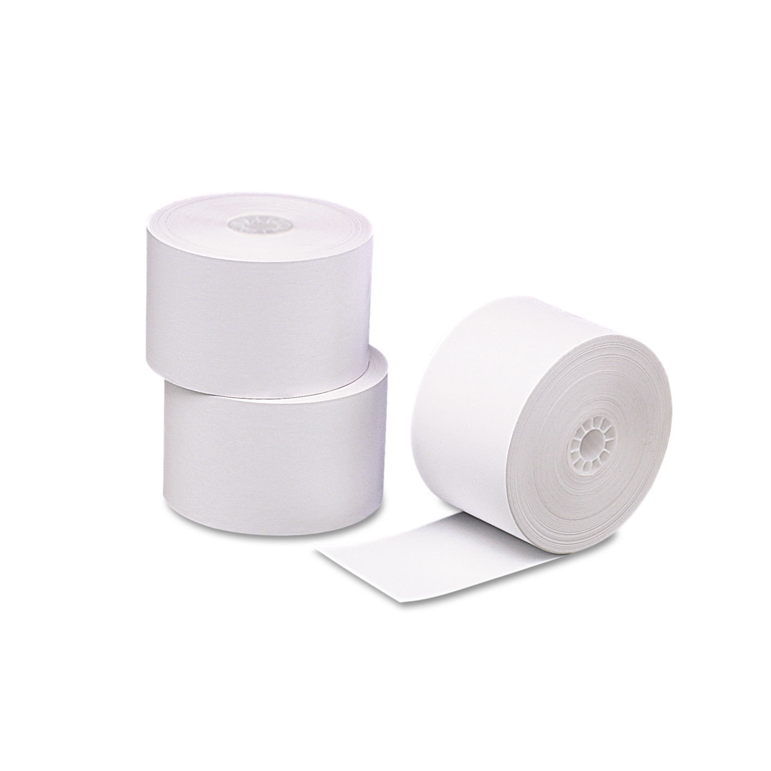  Iconex 9664 Direct Thermal Printing Paper Rolls, 0.69 Core, 2.31 x 356 ft, White, 24/Carton (ICX90780009) 
