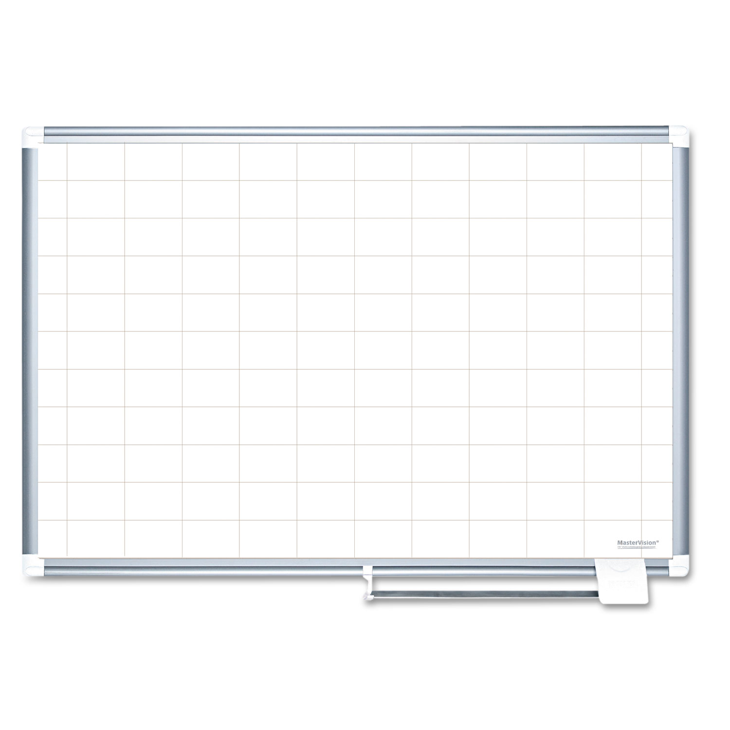  MasterVision MA2793830 Grid Planning Board, 2 x 3 Grid, 72 x 48, White/Silver (BVCMA2793830) 