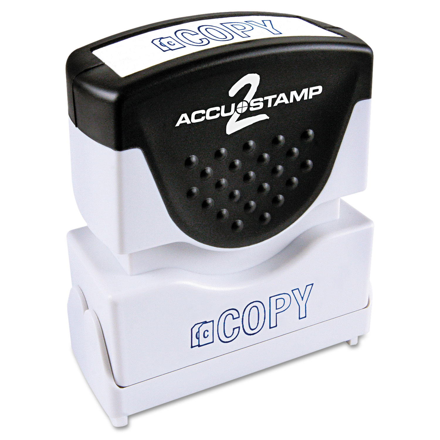  ACCUSTAMP2 035581 Pre-Inked Shutter Stamp, Blue, COPY, 1 5/8 x 1/2 (COS035581) 