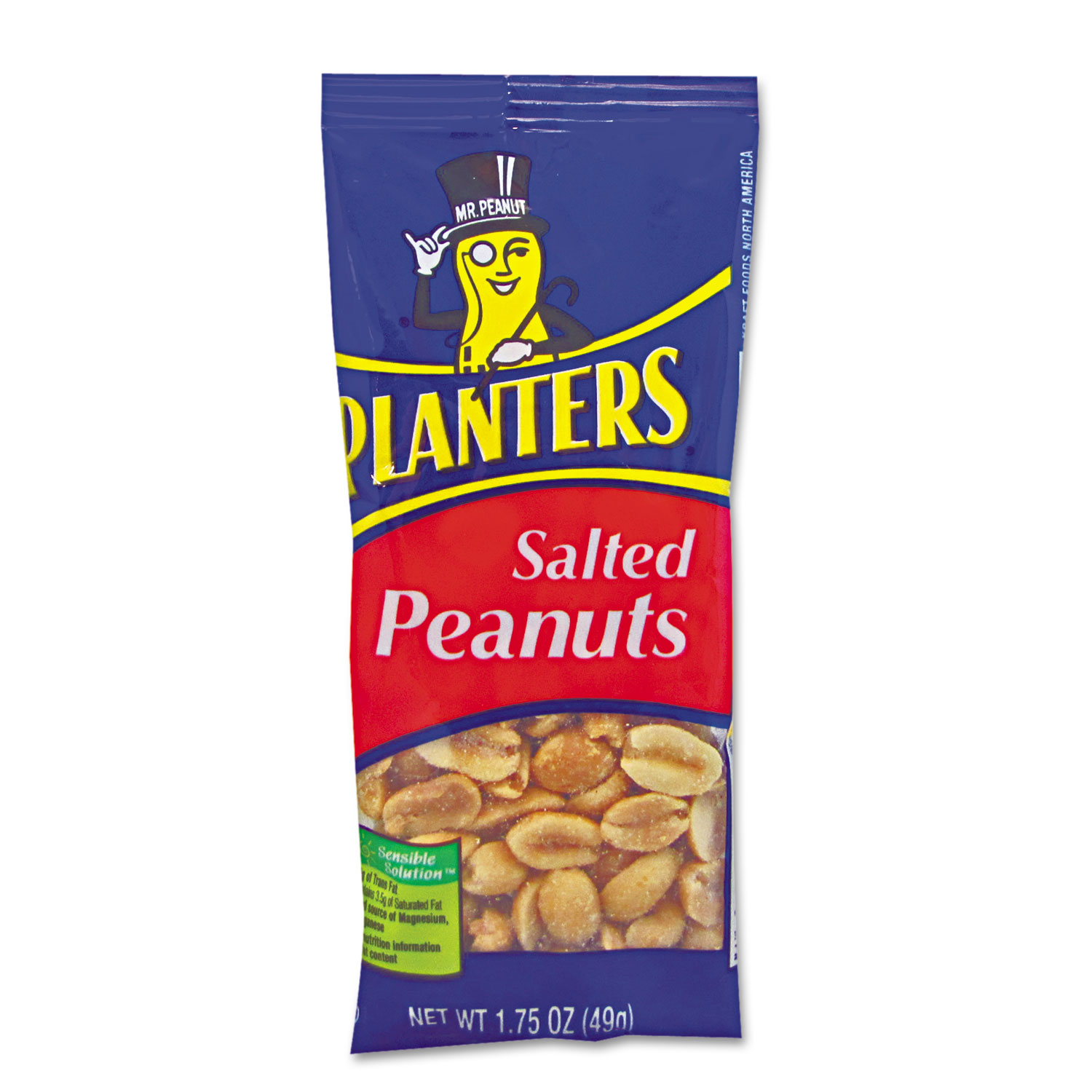  Planters GEN77080 Salted Peanuts, 1.75 oz, 12/Box (PTN07708) 