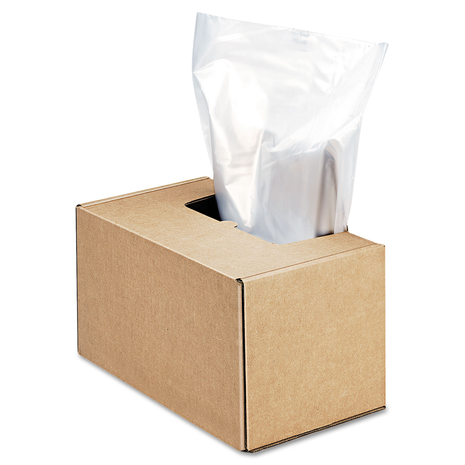  Fellowes 3604101 Shredder Waste Bags, 50 gal Capacity, 50/Carton (FEL3604101) 