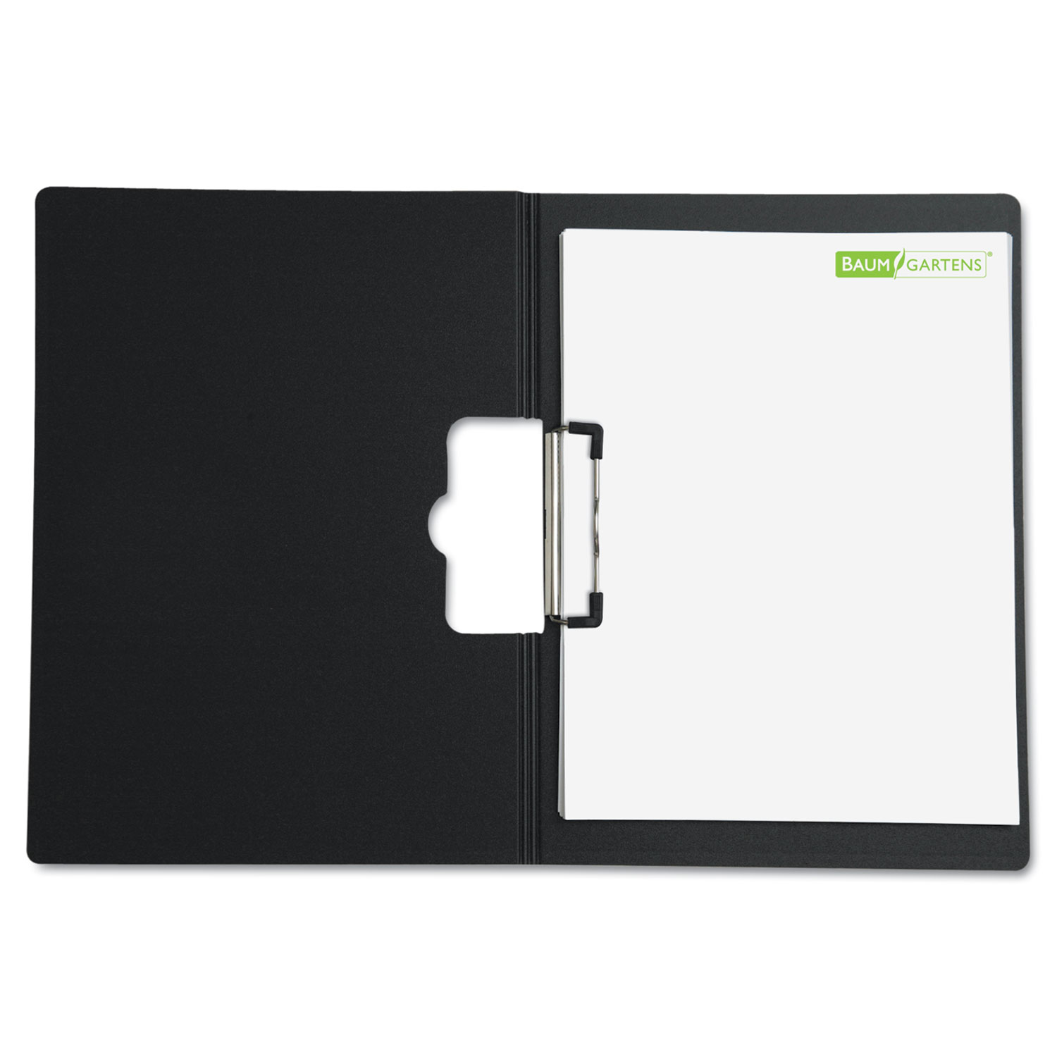 Portfolio Clipboard With Low-Profile Clip, 1/2 Capacity, 11 x 8 1/2, Black