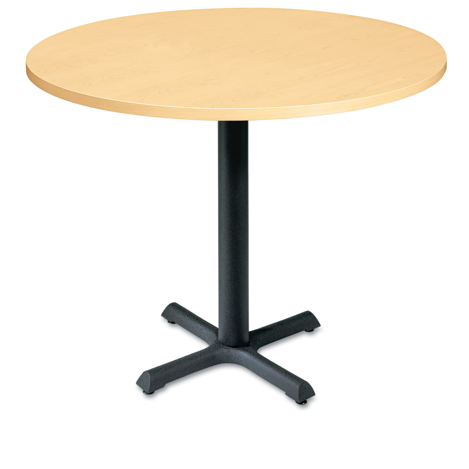 Self-Edge Round Hospitality Table Top, 36 Diameter, Natural Maple