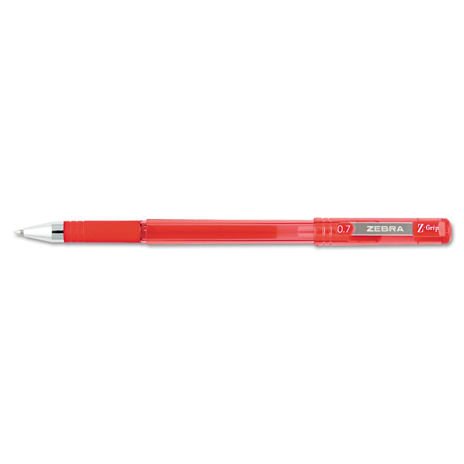 Z-Grip Gel Stick Pen, Red Ink, Medium, Dozen