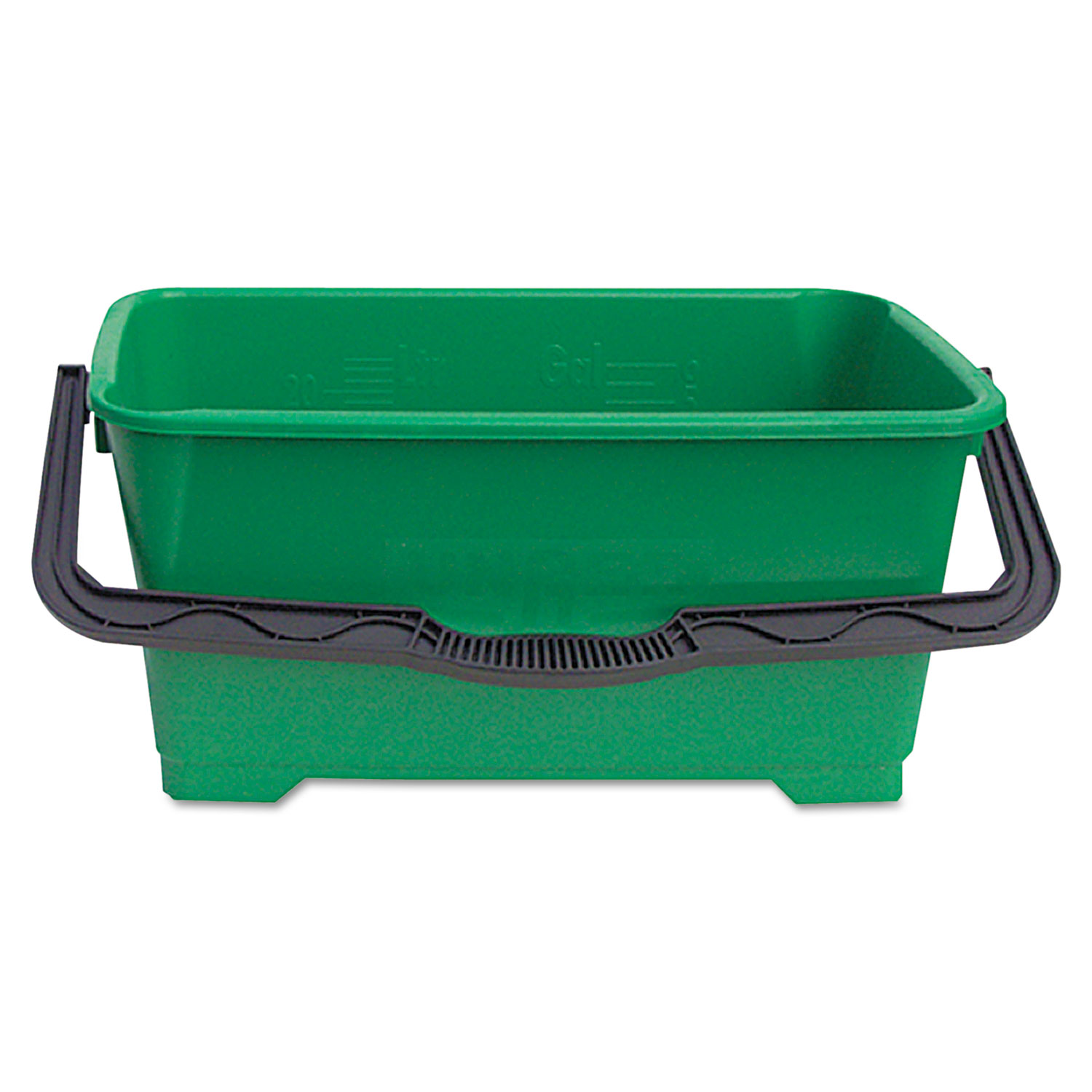  Unger QB220 Pro Bucket, 6gal, Plastic, Green (UNGQB220) 