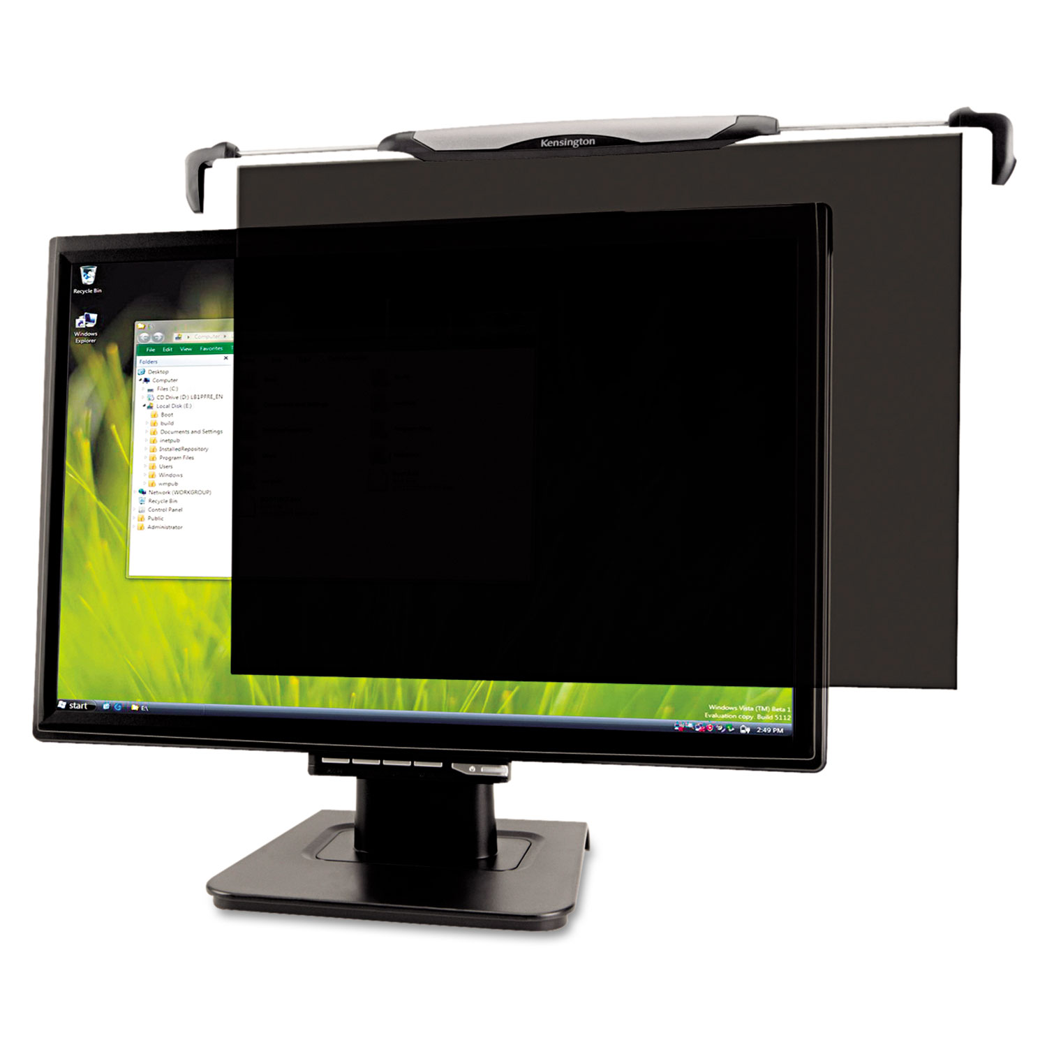 snap on privacy screen for monitor