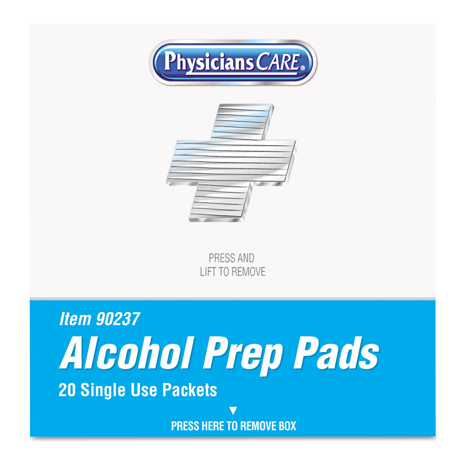 XPRESS First Aid Kit Refill, Alcohol Pads, 40/Box