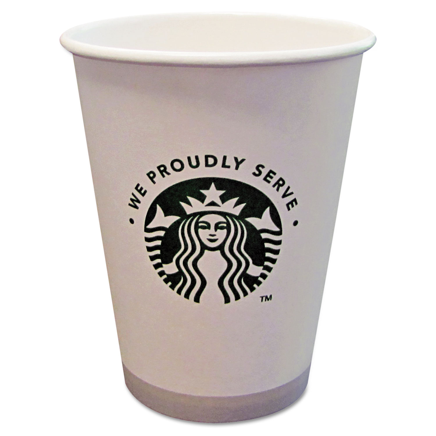  Starbucks 438582 Hot Cups, 12oz, White with Green Logo, 1000/Carton (SBK11098806) 