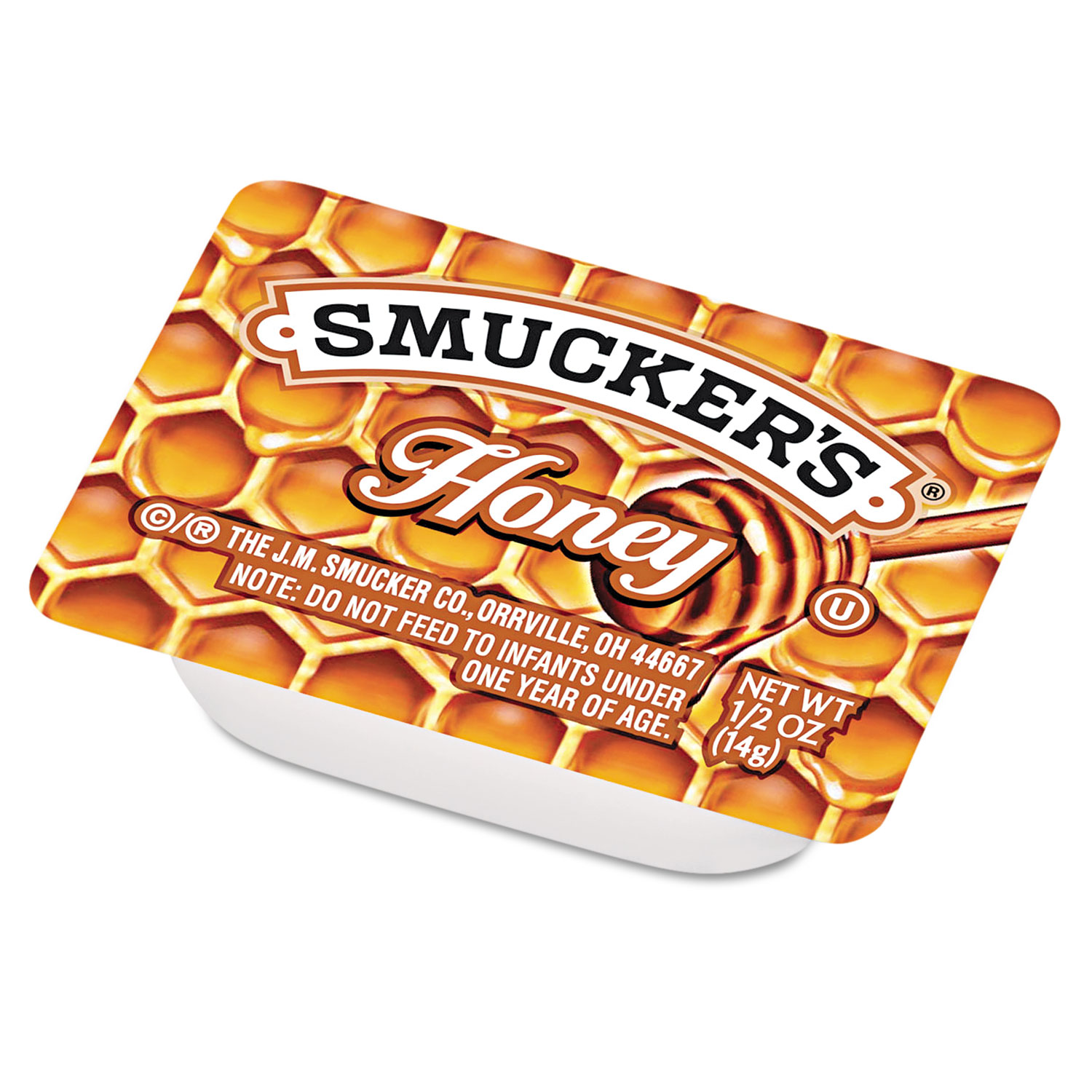  Smucker's 5150000763 Smucker's Honey, Single Serving Packs, .5oz, 200/Carton (SMU763) 