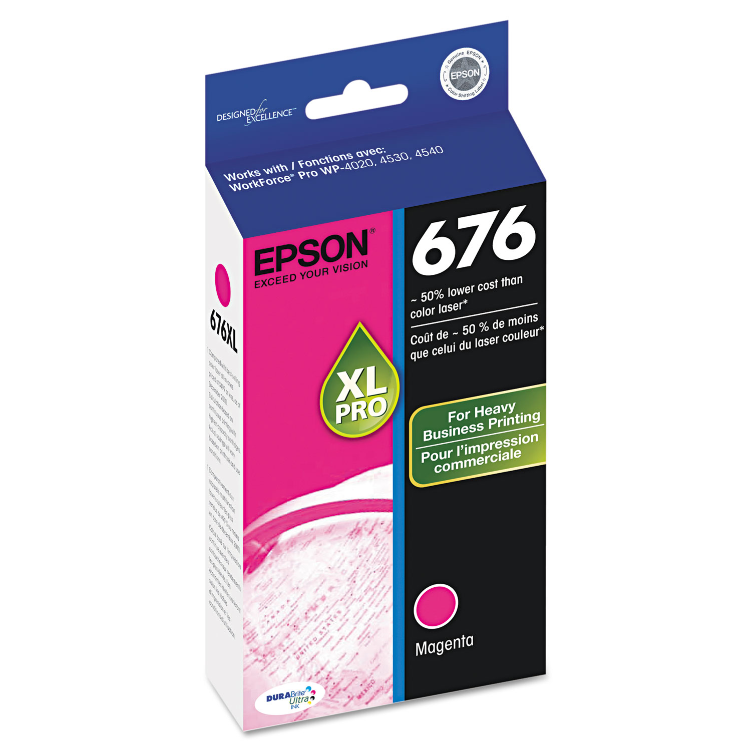  Epson T676XL320S T676XL320S High-Yield Ink, Magenta (EPST676XL320S) 