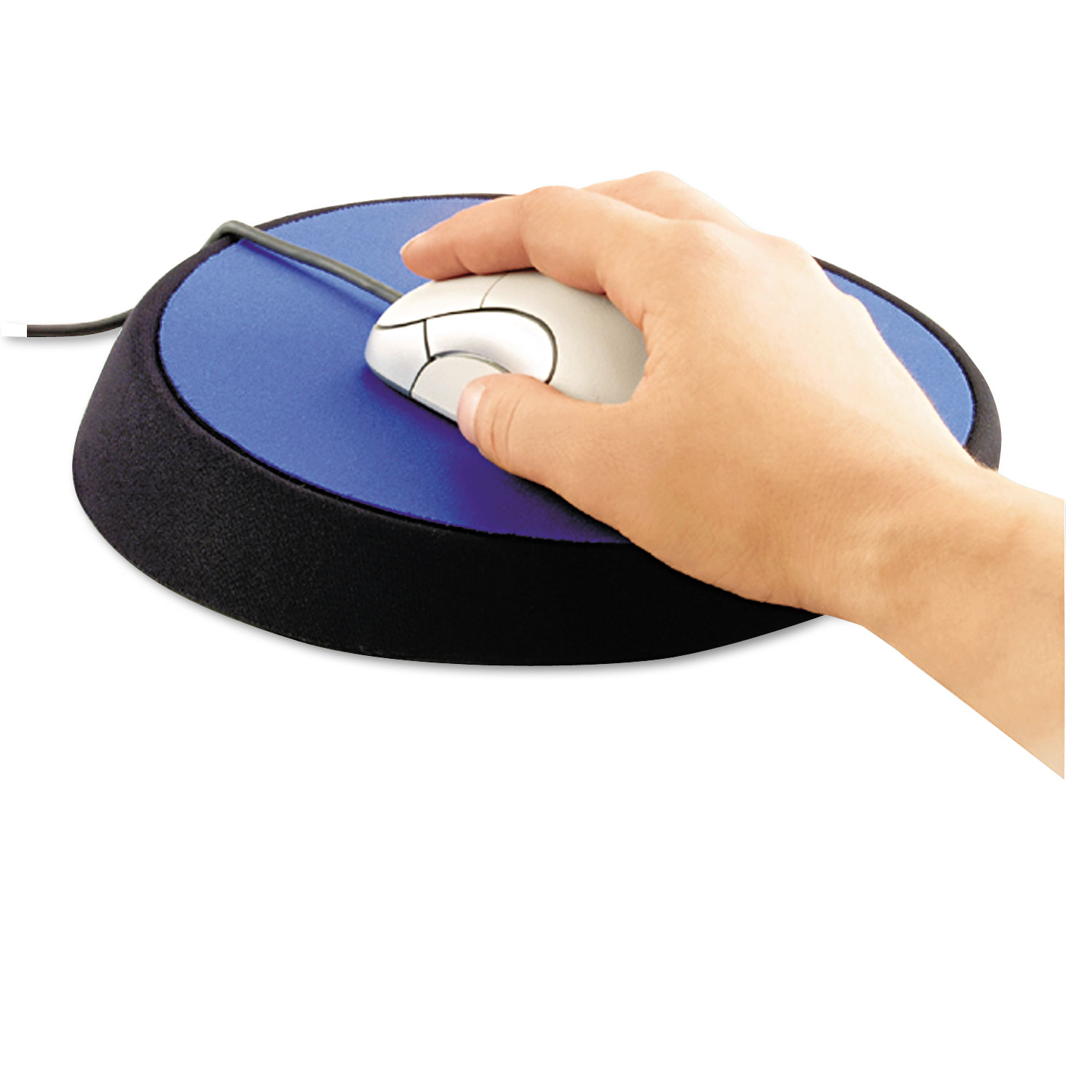  Allsop 26226 Wrist Aid Ergonomic Circular Mouse Pad, 9 dia., Cobalt (ASP26226) 
