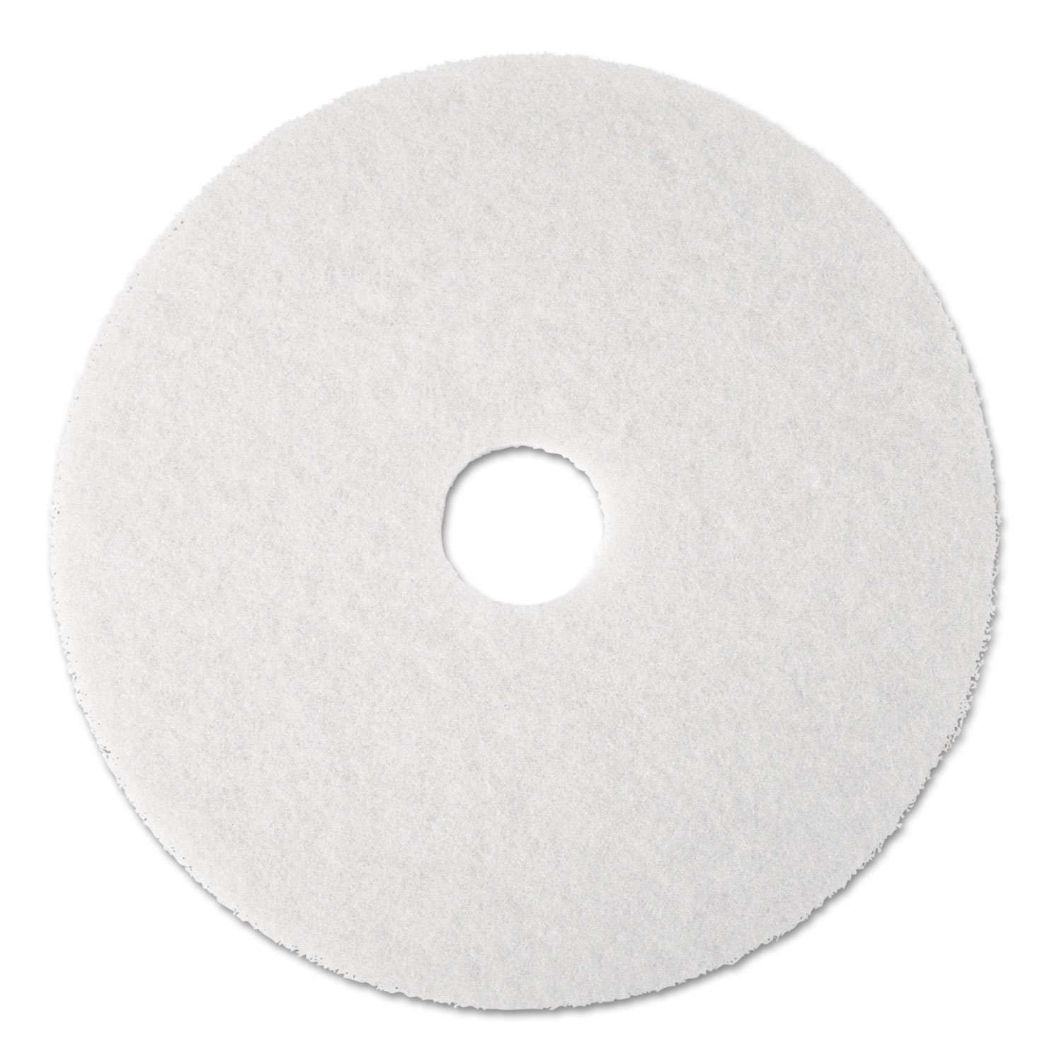  3M 4100 Super Polish Floor Pad 4100, 19 Diameter, White, 5/Carton (MMM08483) 