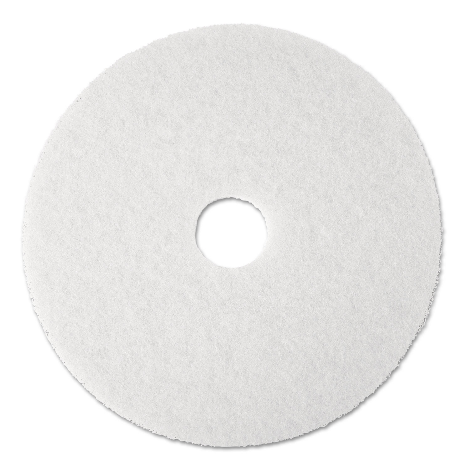  3M 4100 Super Polish Floor Pad 4100, 20 Diameter, White, 5/Carton (MMM08484) 