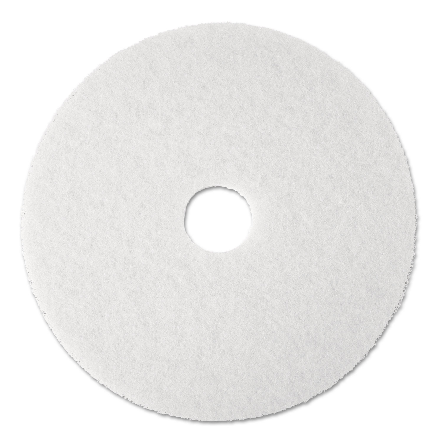  3M 4100 Super Polish Floor Pad 4100, 17 Diameter, White, 5/Carton (MMM08481) 
