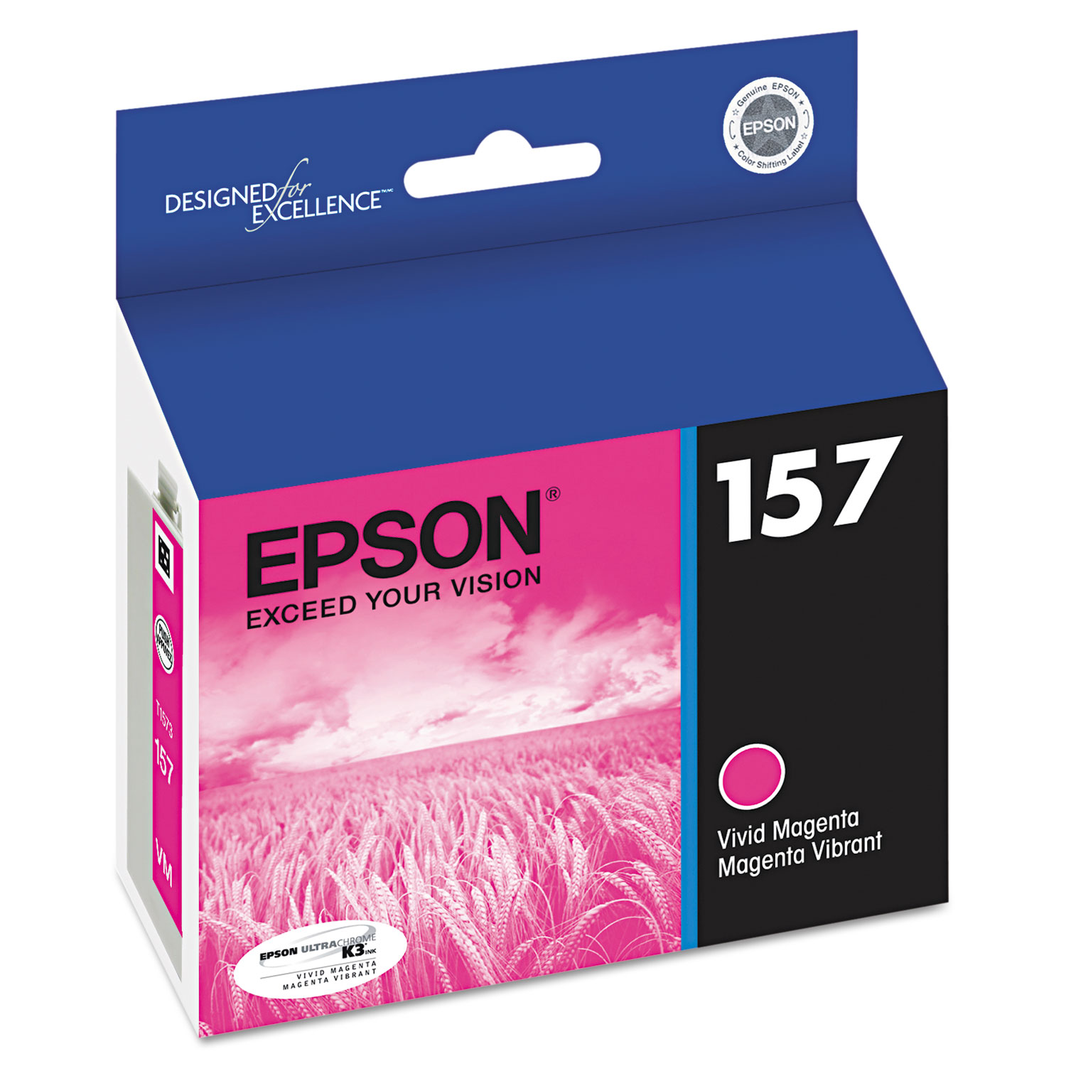  Epson T157320 T157320 (157) UltraChrome K3 Ink, Magenta (EPST157320) 