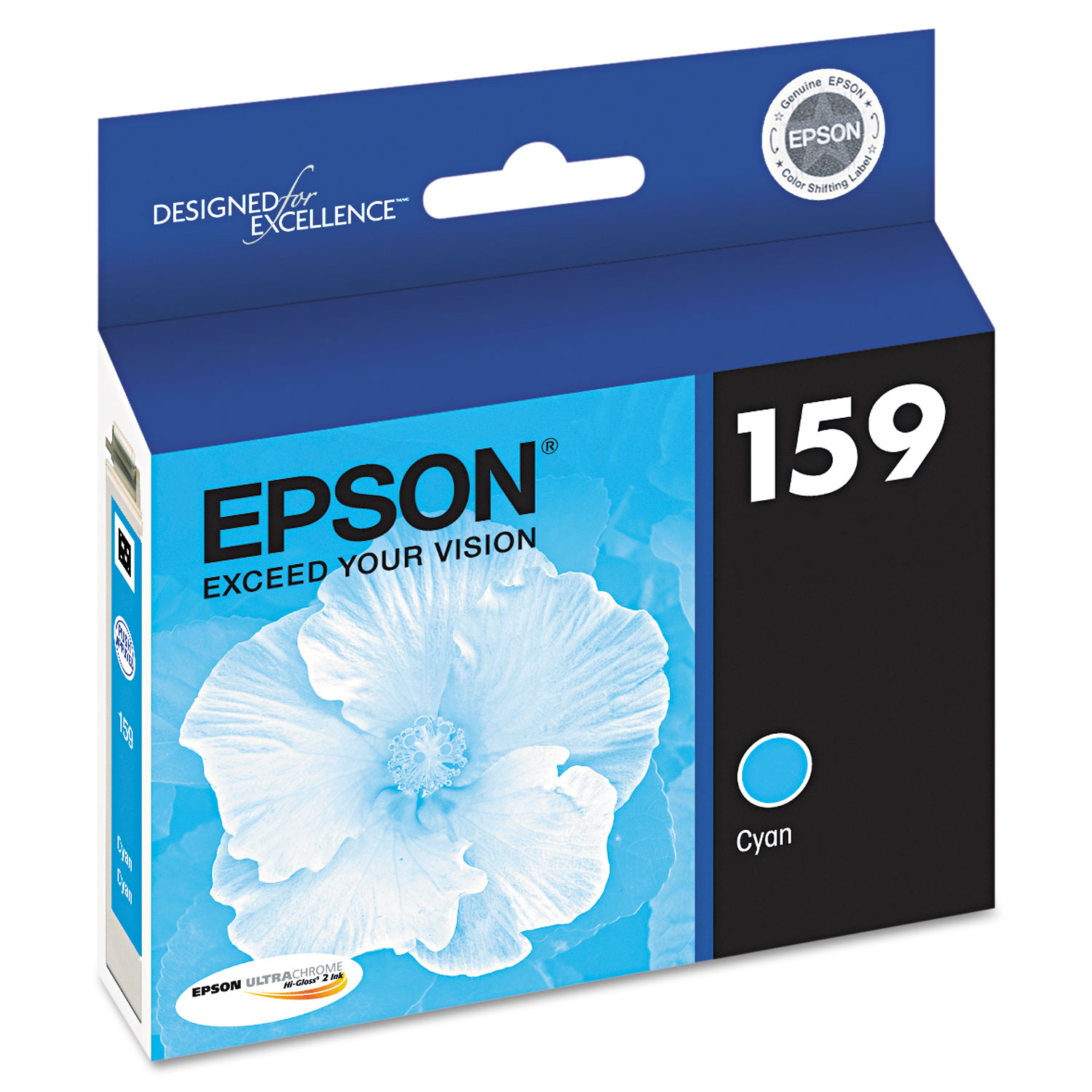  Epson T159220 T159220 (159) UltraChrome Hi-Gloss 2 Ink, Cyan (EPST159220) 