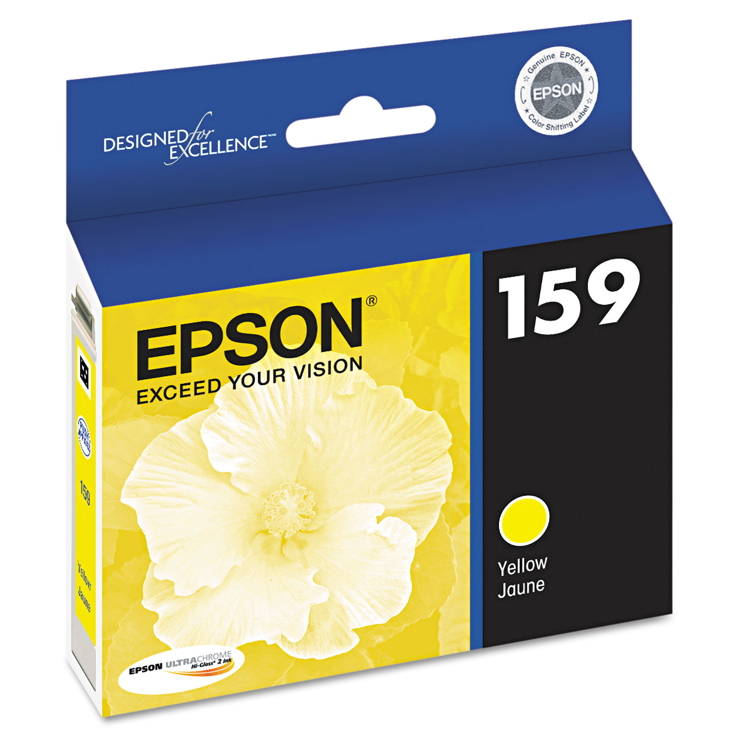  Epson T159420 T159420 (159) UltraChrome Hi-Gloss 2 Ink, Yellow (EPST159420) 