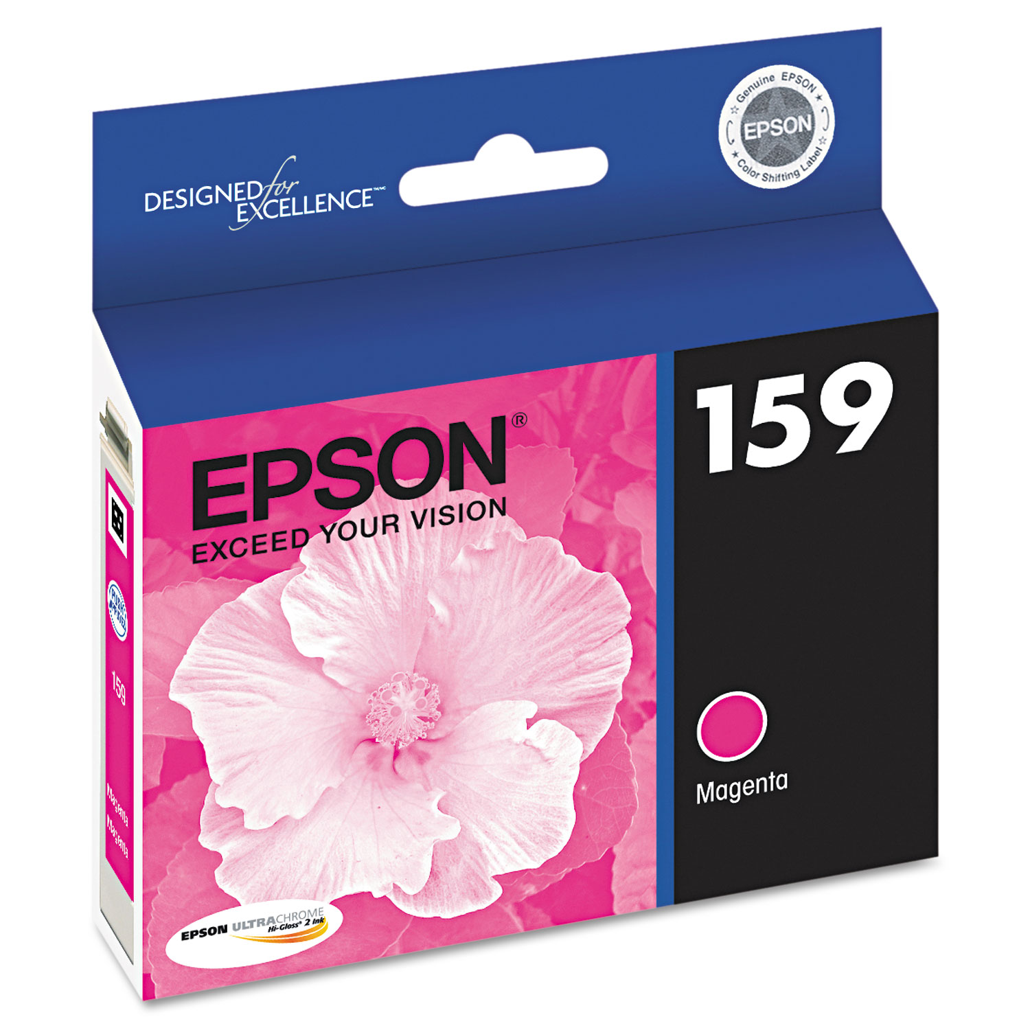  Epson T159320 T159320 (159) UltraChrome Hi-Gloss 2 Ink, Magenta (EPST159320) 