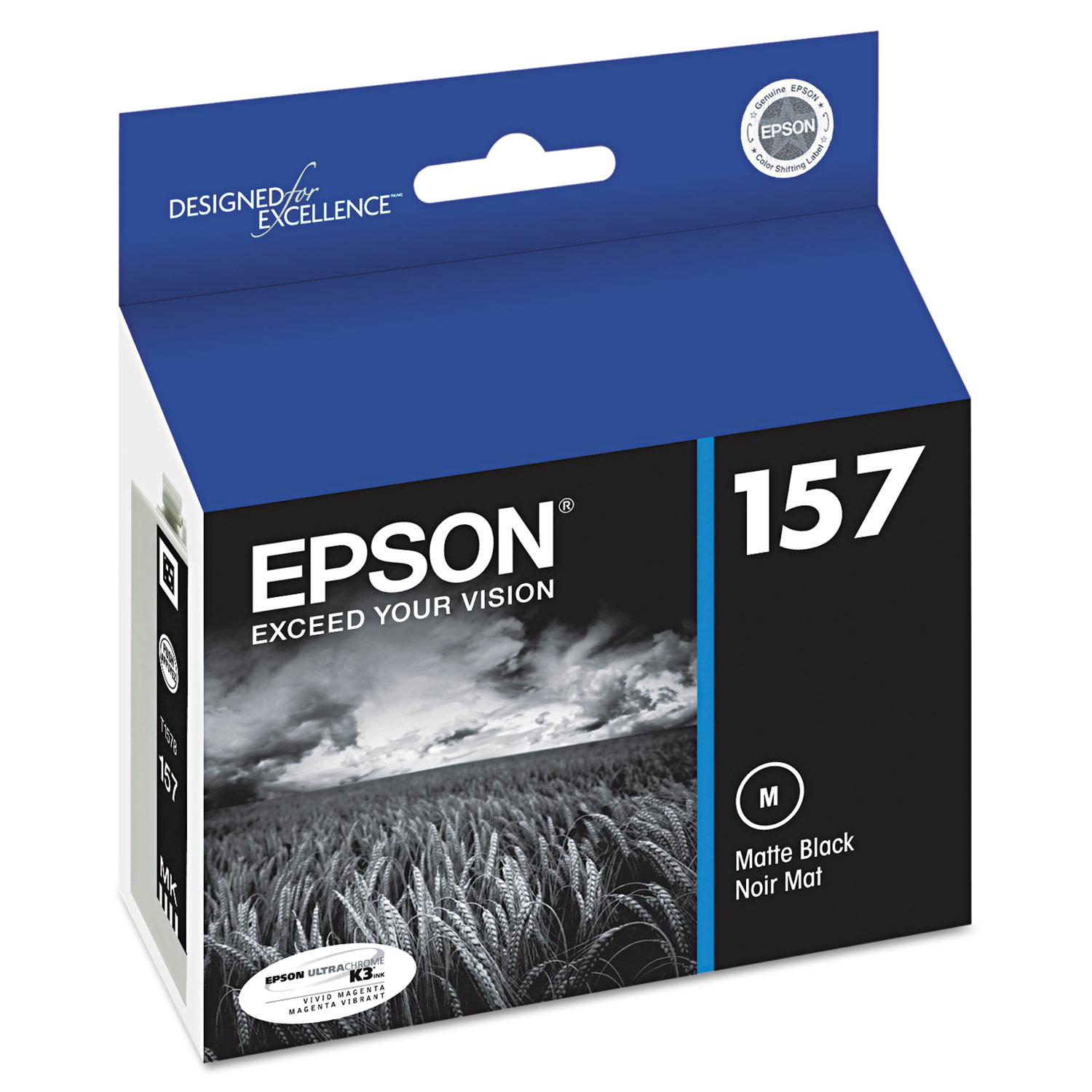  Epson T157820 T157820 (157) UltraChrome K3 Ink, Matte Black (EPST157820) 