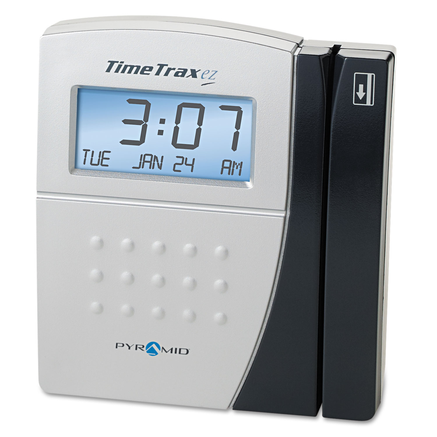 TimeTrax EZ Time and Attendance System, Digital Display, Black