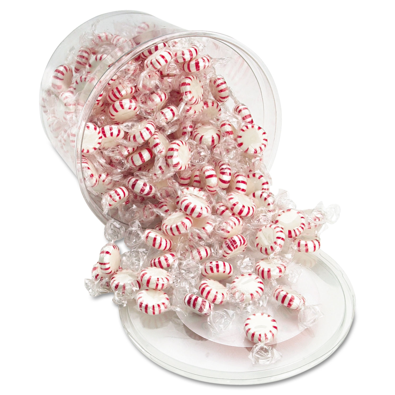  Office Snax 70019 Starlight Mints, Peppermint Hard Candy, Individual Wrapped, 2 lb Resealable Tub (OFX70019) 