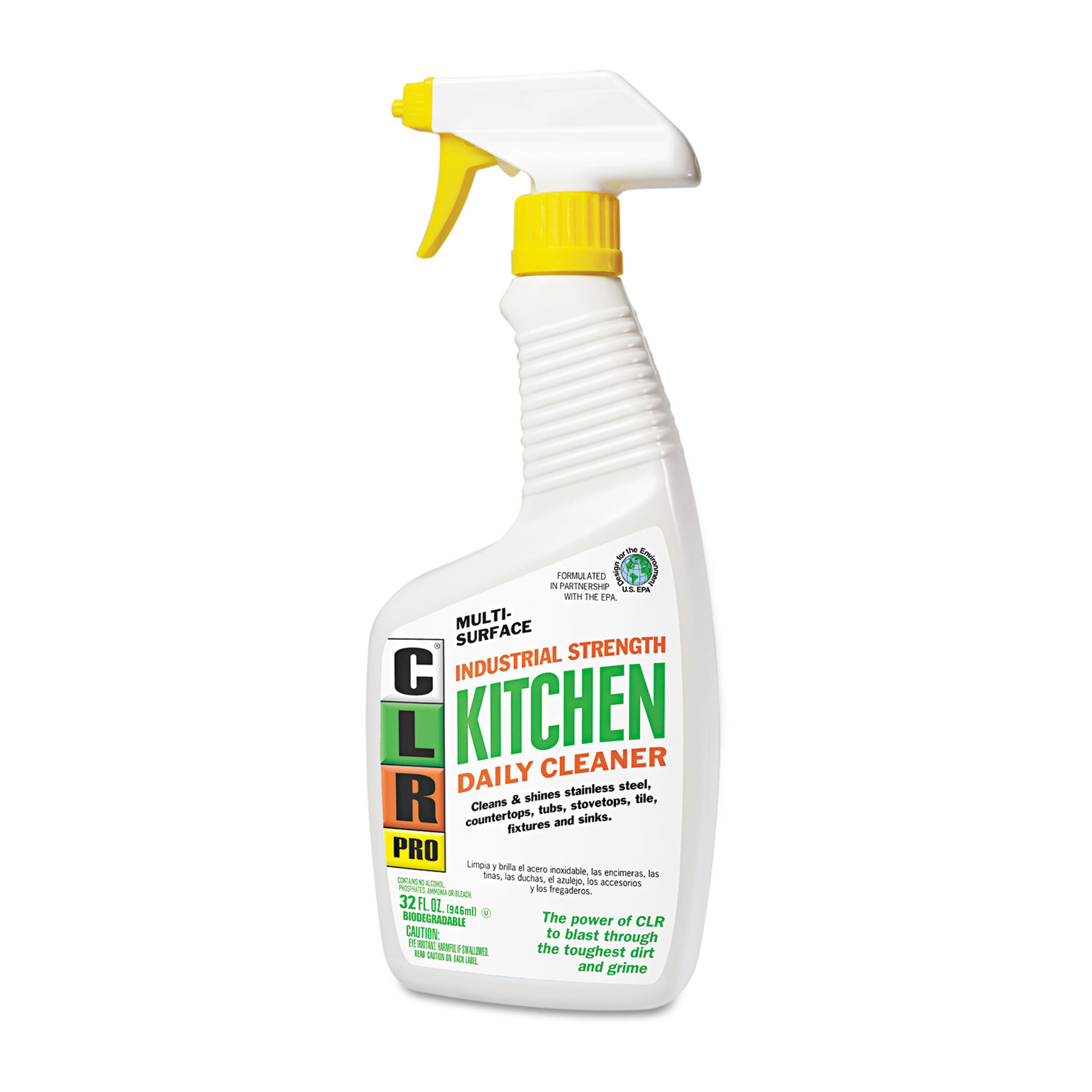 Kitchen Daily Cleaner, Light Lavender Scent, 32oz Spray Bottle, 6/Carton