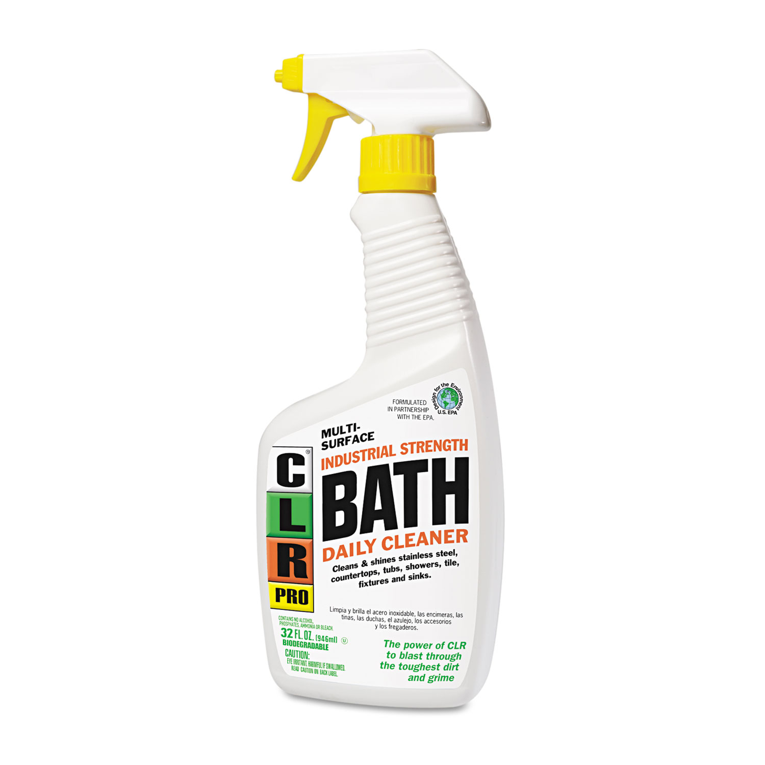Bath Daily Cleaner, Light Lavender Scent, 32oz Pump Spray, 6/Carton