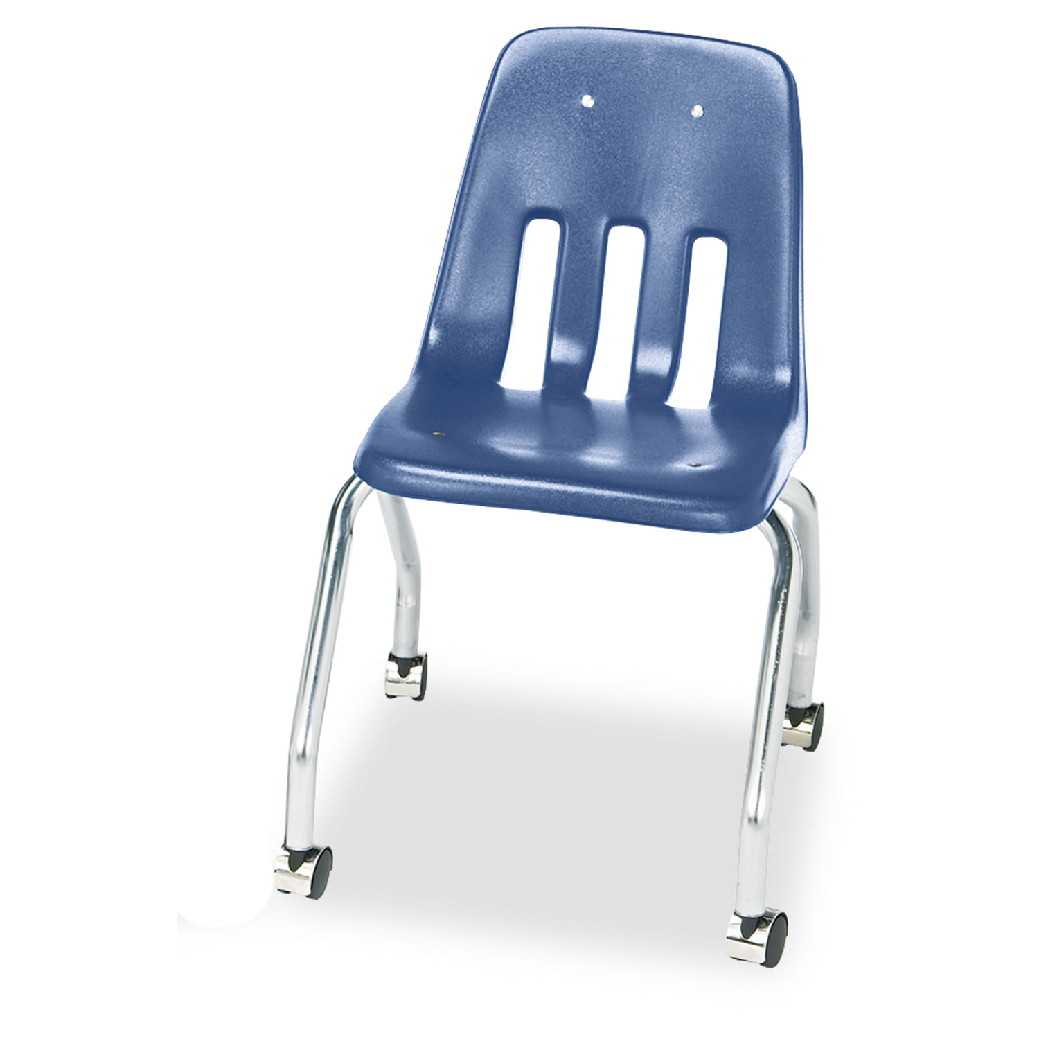 Standard Teachers Chair, 18-5/8 x 21 x 30, Blueberry, 2/Carton