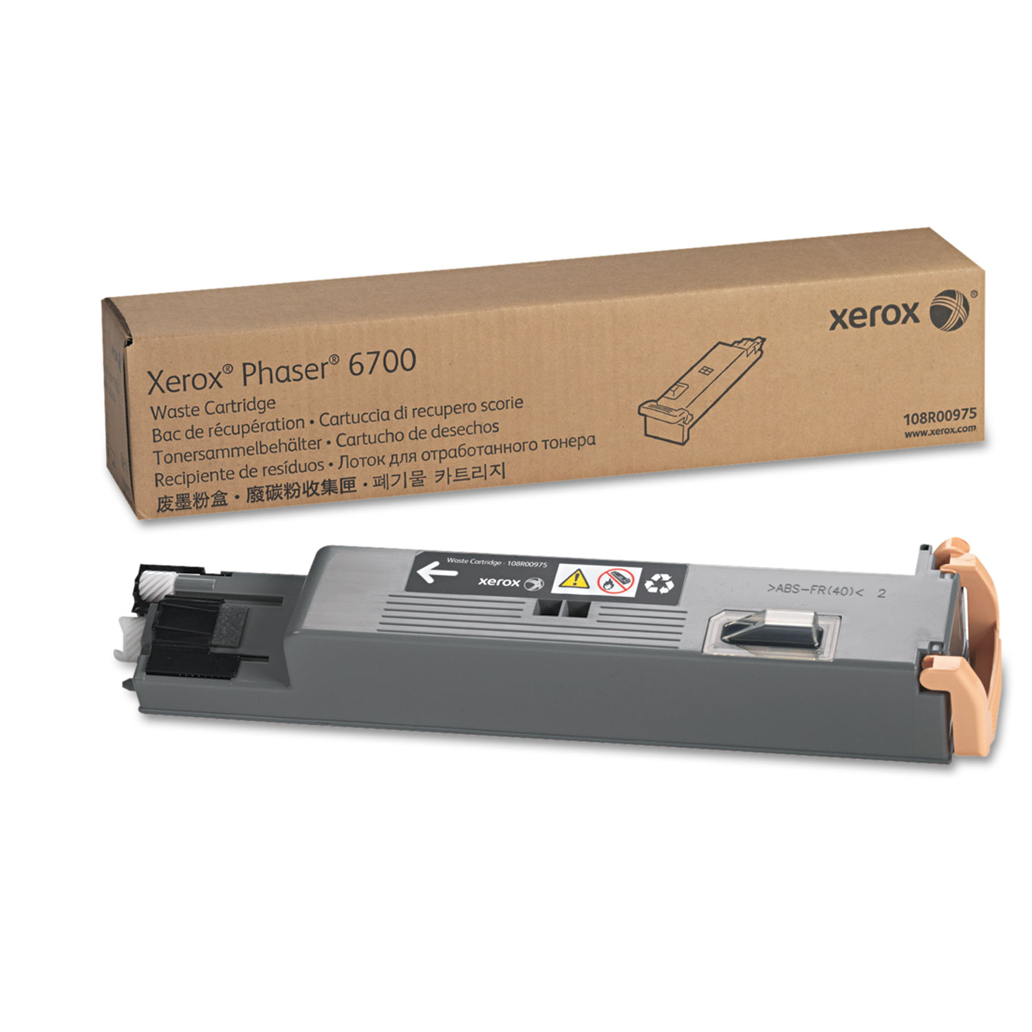  Xerox 108R00975 108R00975 Waste Toner Cartridge, 25000 Page-Yield (XER108R00975) 