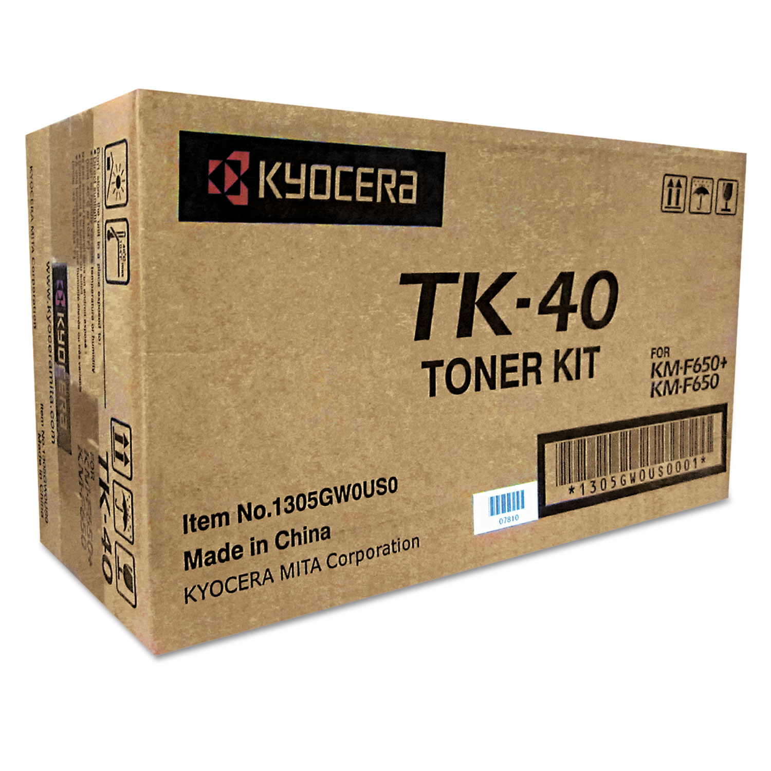 TK40 Toner, 9,000 Page-Yield, Black