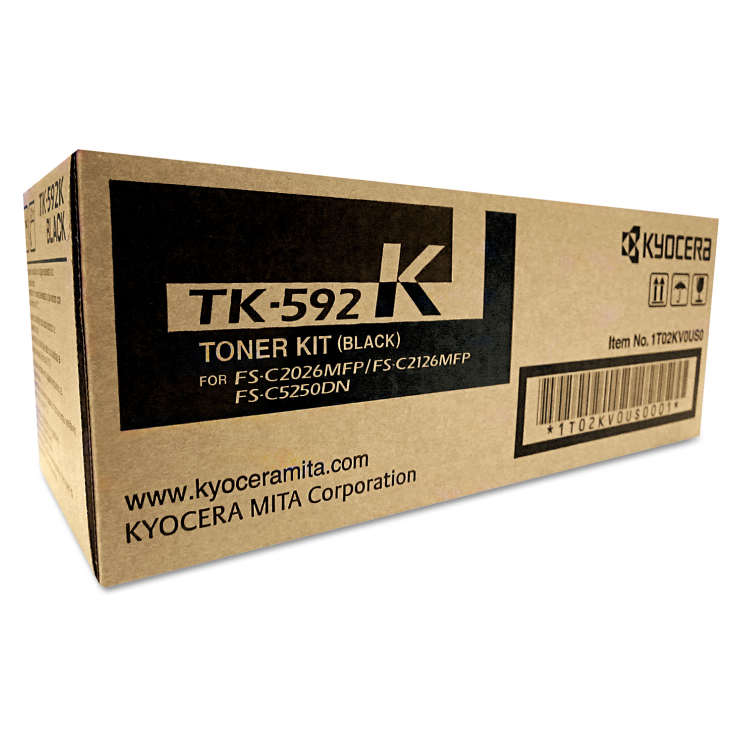  Kyocera TK592K TK592K Toner, 7000 Page-Yield, Black (KYOTK592K) 