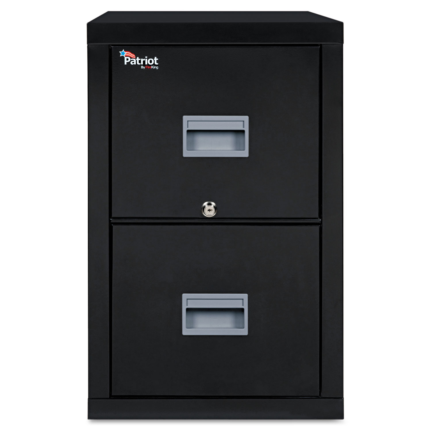 Patriot Insulated Two-Drawer Fire File, 20-3/4w x 31-5/8d x 27-3/4h, Black