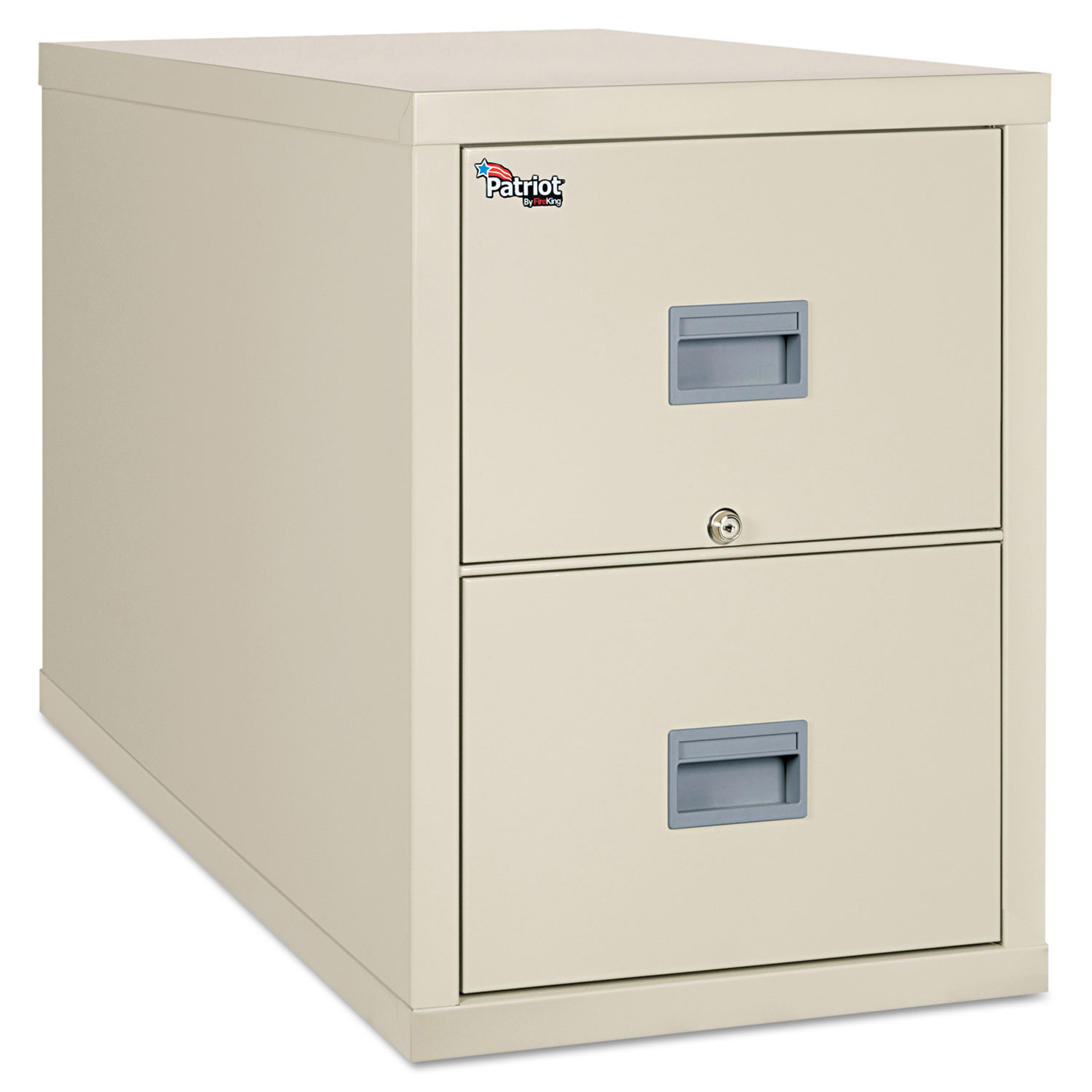 Patriot Insulated Two-Drawer Fire File, 20-3/4w x 31-5/8d x 27-3/4h, Parchment