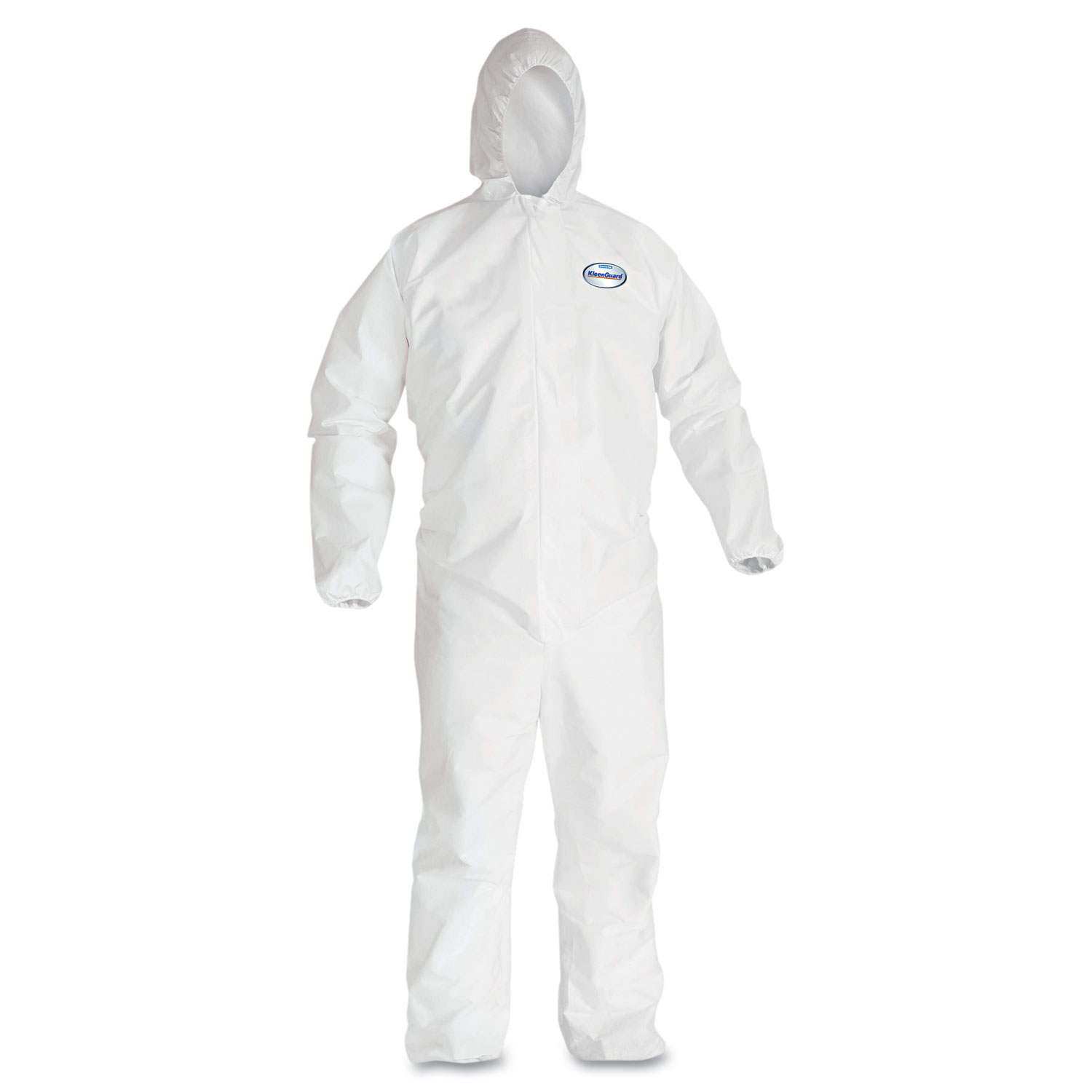 A30 Elastic-Back & Cuff Hooded Coveralls, White, 2X-Large, 25/Case
