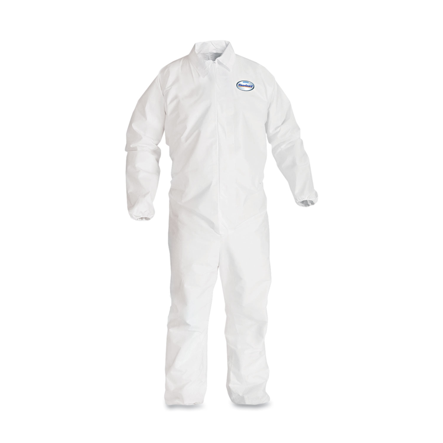 A40 Elastic-Cuff and Ankles Coveralls, White, Large, 25/Case