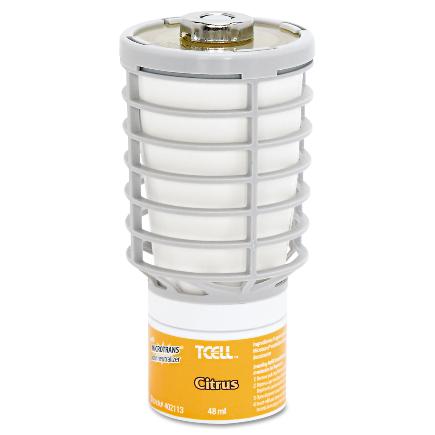 TC TCell Microtrans Odor Neutralizer Refill, Crystal Breeze, 48 mL, 6/Carton