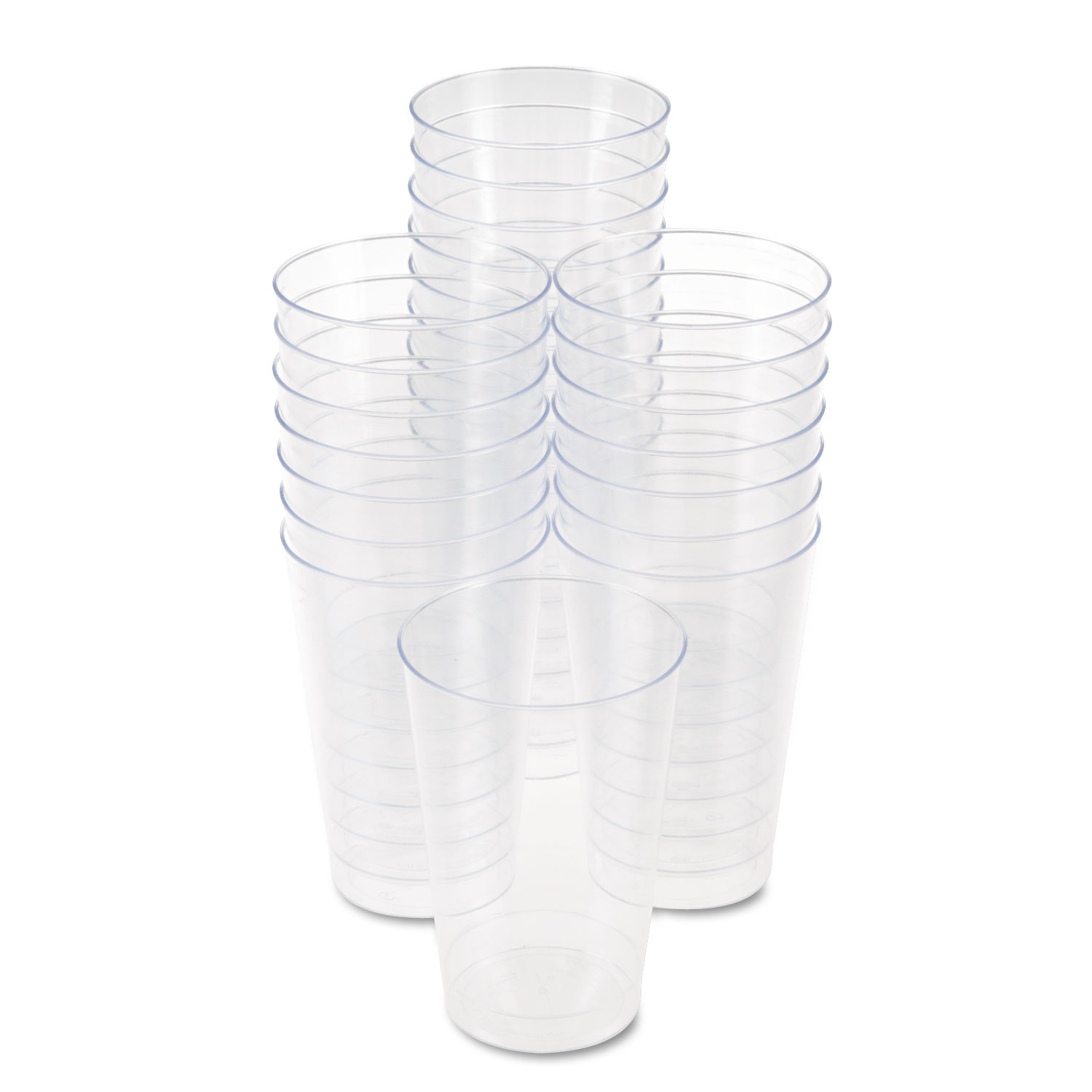 Comet Plastic Tumblers, 12 oz, Clear, 500/Carton - Office Source 360