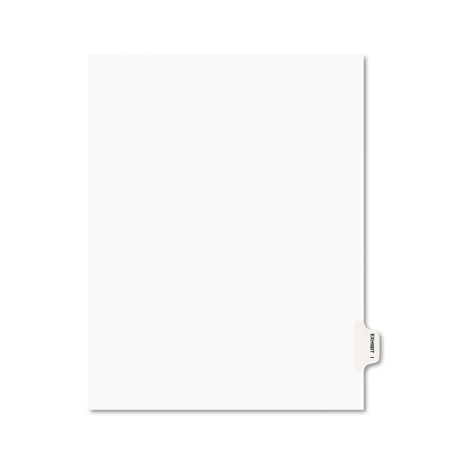  Avery 01379 Avery-Style Preprinted Legal Side Tab Divider, Exhibit I, Letter, White, 25/Pack (AVE01379) 