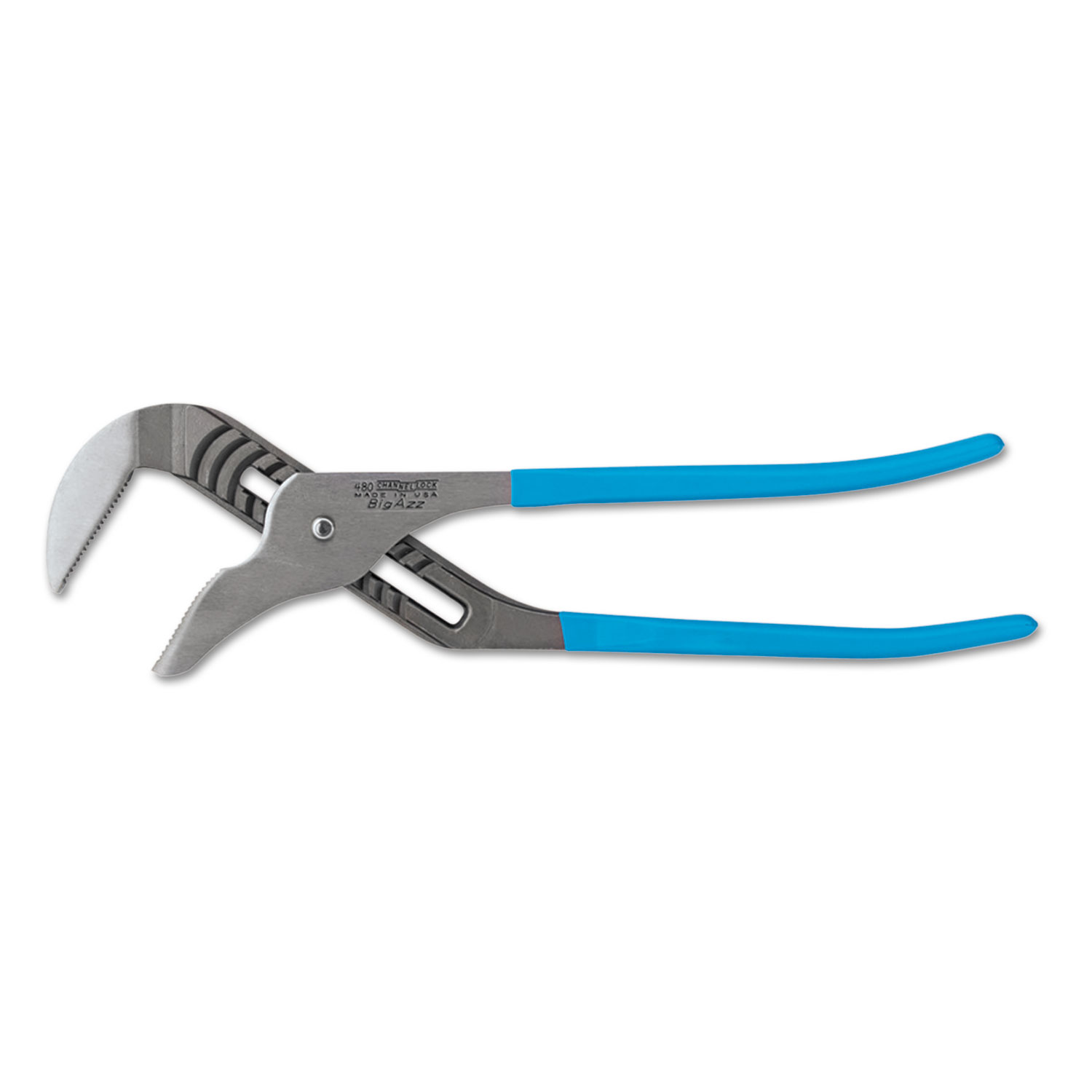 480 BigAZZ Straight Smooth-Jaw TG Pliers, 20 1/4 Tool Length, 3 Jaw Length