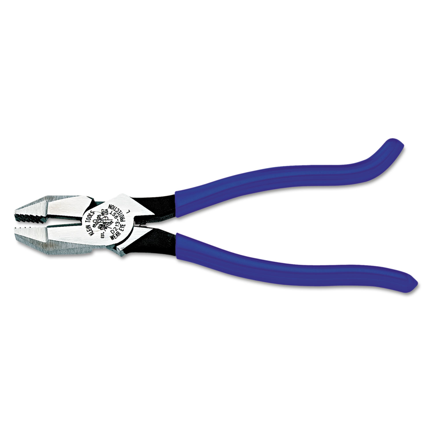 High-Leverage Ironworkers Pliers, 9 3/8in Tool Length, 25/32in Cut Length