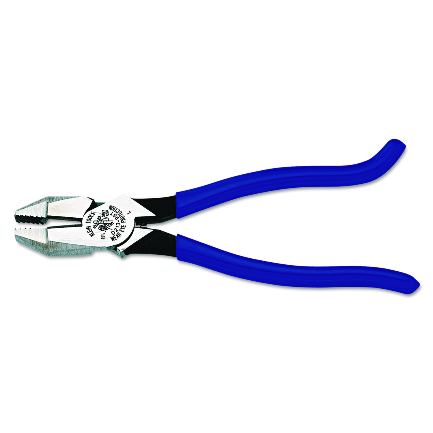 High-Leverage Ironworkers Pliers, 9 3/8in Tool Length, 25/32in Cut Length