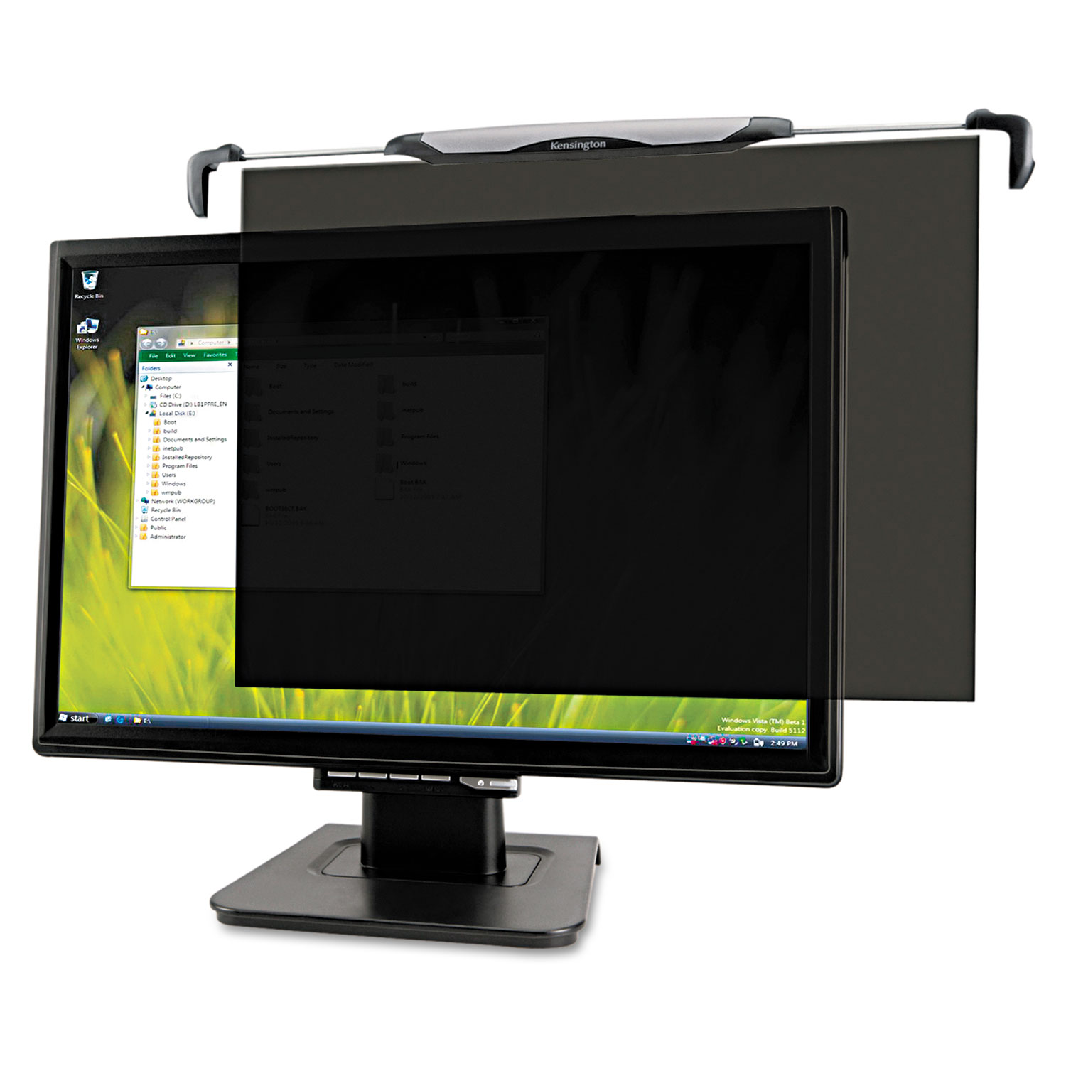  Kensington K55778WW Snap 2 Flat Panel Privacy Filter for 19 Widescreen LCD Monitors (KMW55778) 