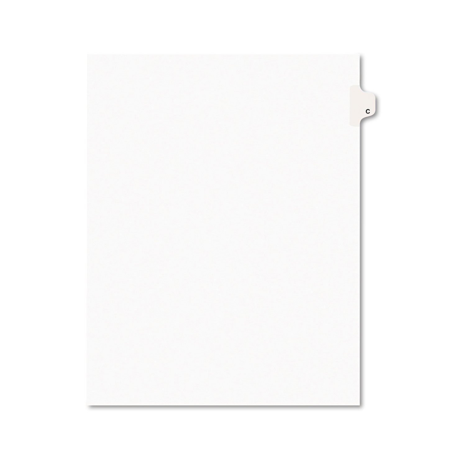  Avery 01403 Preprinted Legal Exhibit Side Tab Index Dividers, Avery Style, 26-Tab, C, 11 x 8.5, White, 25/Pack (AVE01403) 