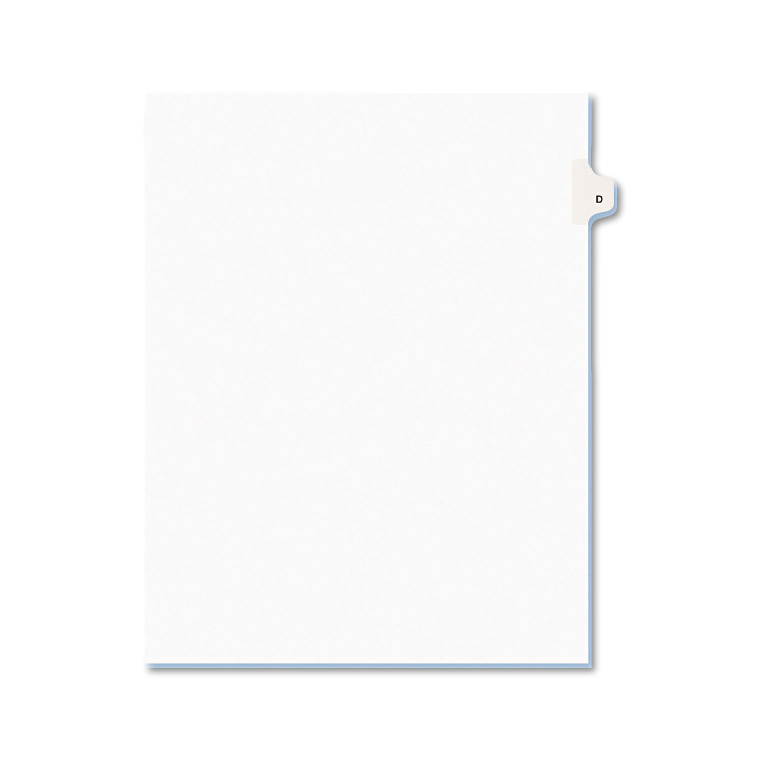  Avery 01404 Preprinted Legal Exhibit Side Tab Index Dividers, Avery Style, 26-Tab, D, 11 x 8.5, White, 25/Pack (AVE01404) 