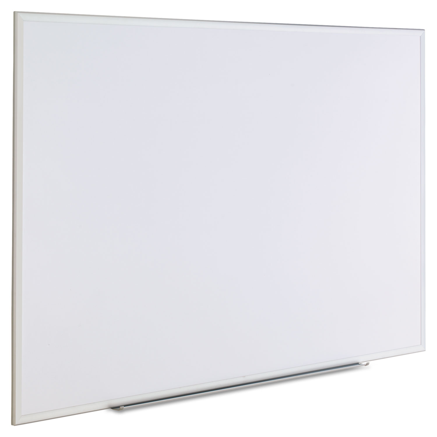 Dry Erase Board, Melamine, 72 x 48, Satin-Finished Aluminum Frame