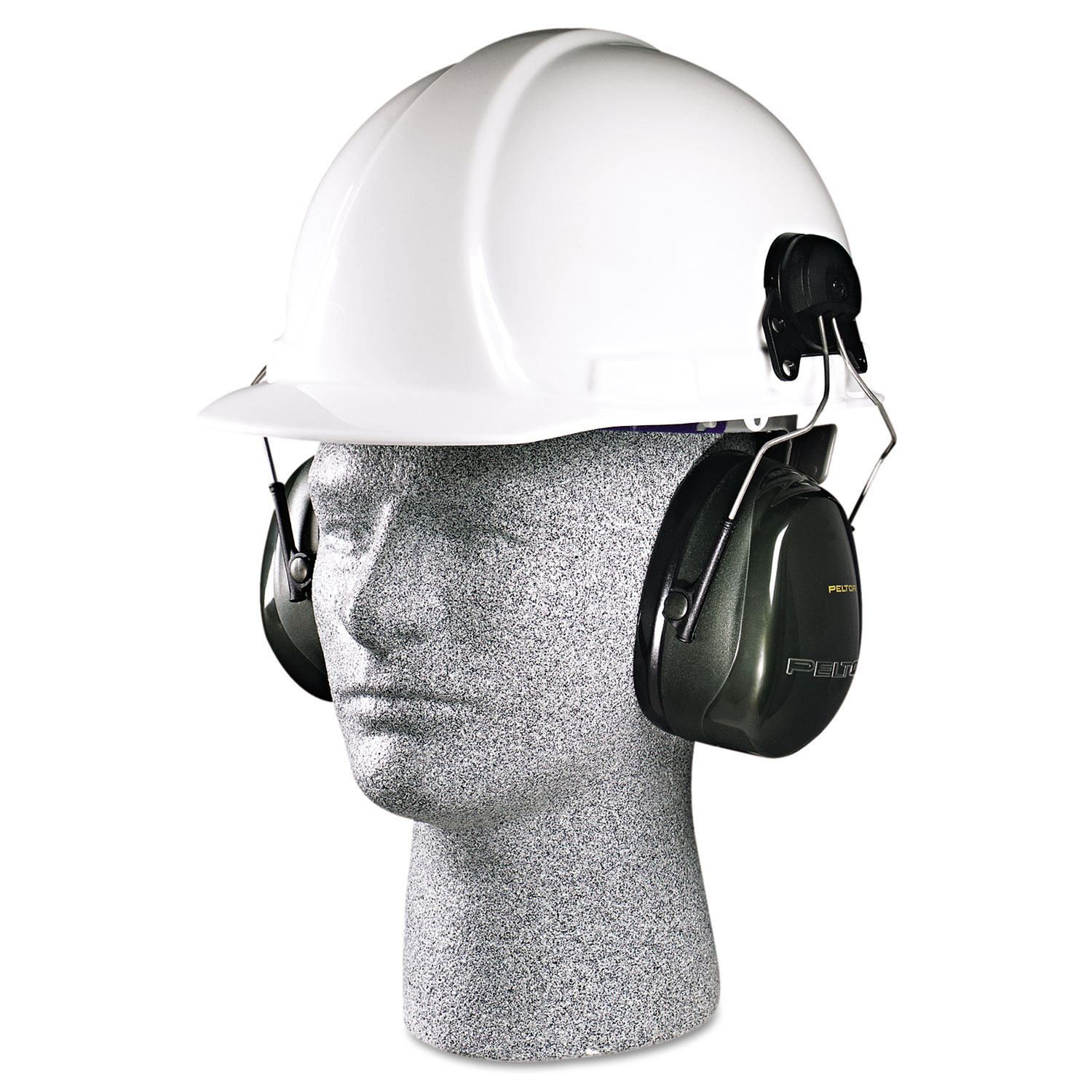 Optime Earmuff Cap-Mount Headset, 24 dB NRR