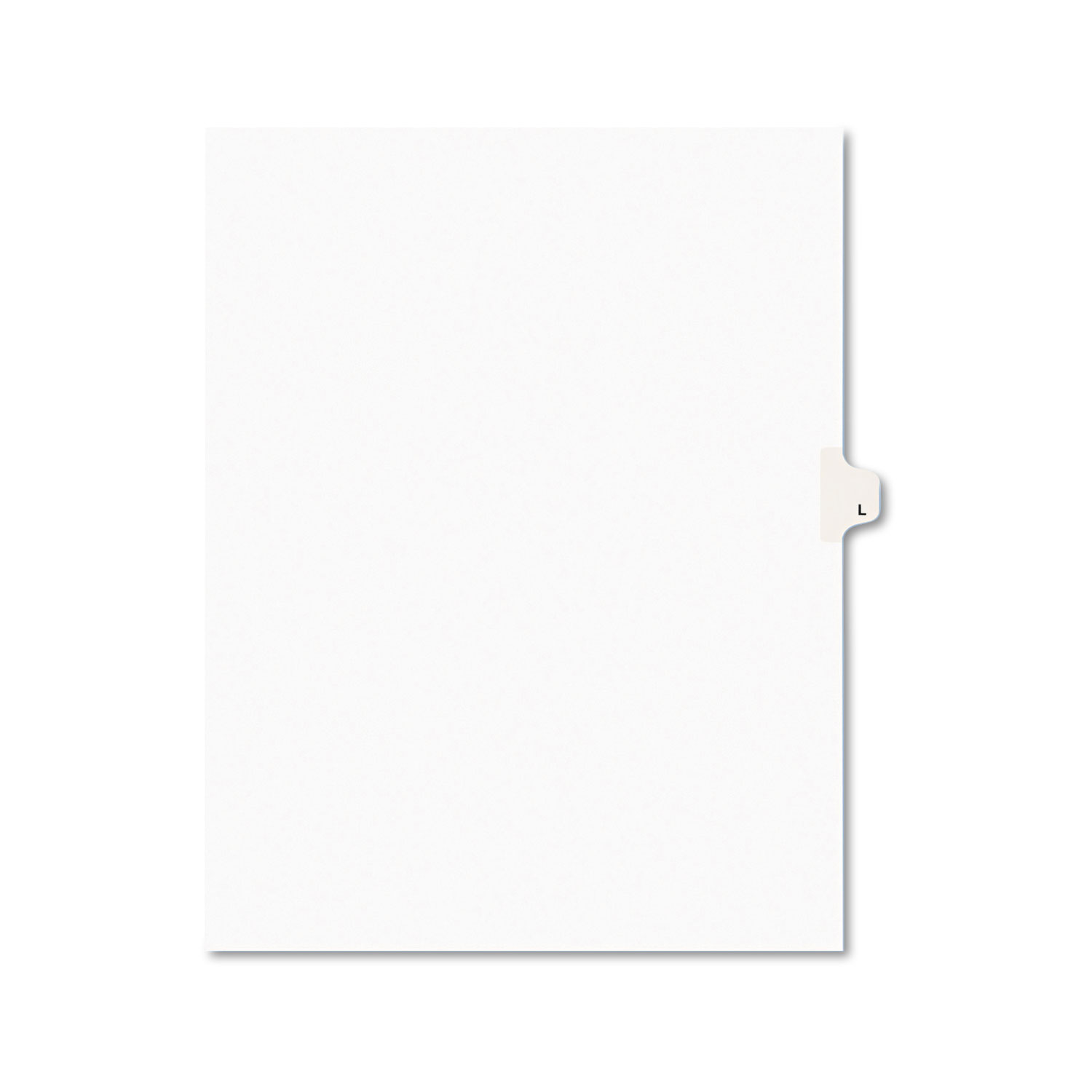  Avery 01412 Preprinted Legal Exhibit Side Tab Index Dividers, Avery Style, 26-Tab, L, 11 x 8.5, White, 25/Pack (AVE01412) 